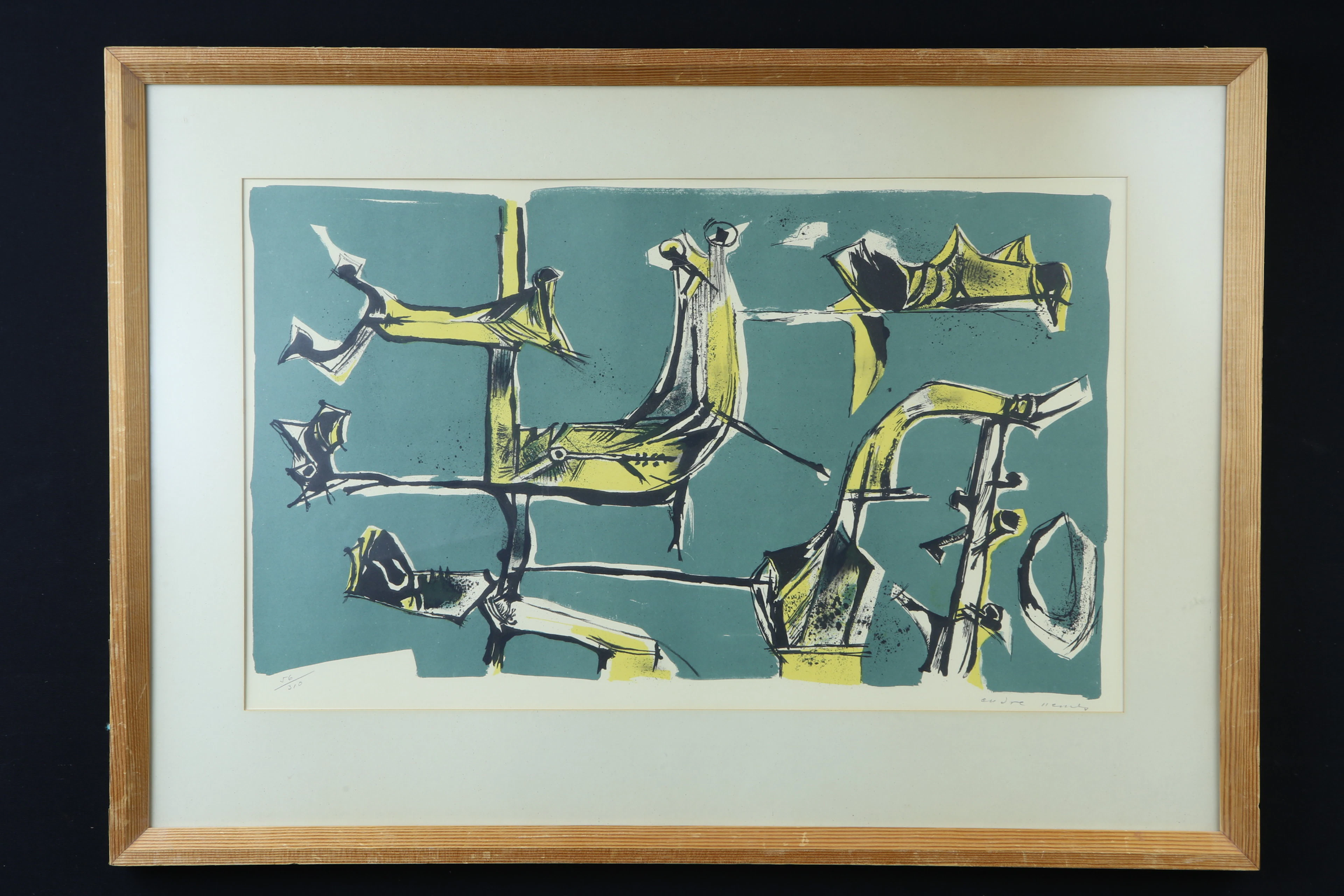ENDRE NEMES (1909-1985), färglitografi
