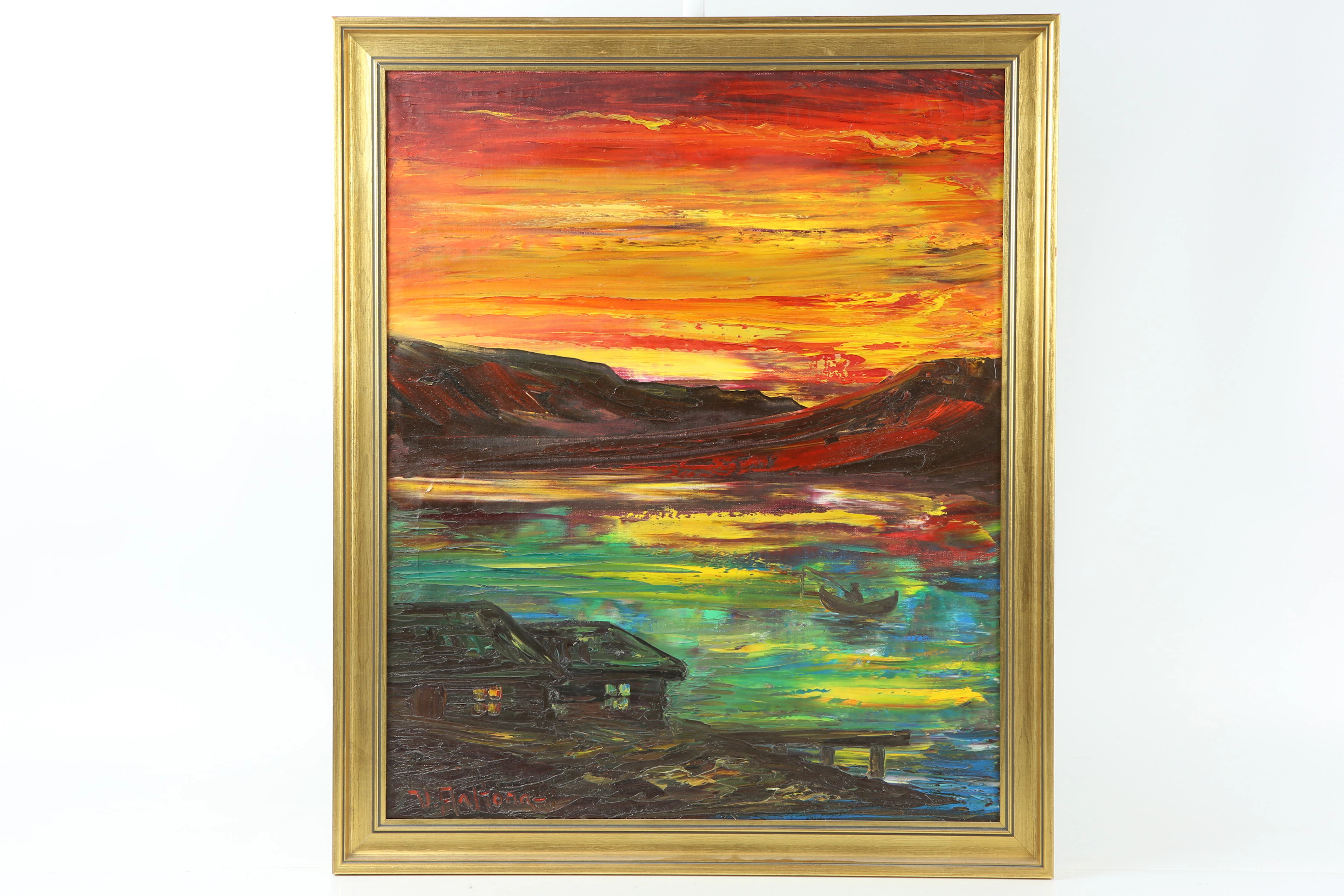 VEIKKO AALTONA, (1910-1990), olja på duk