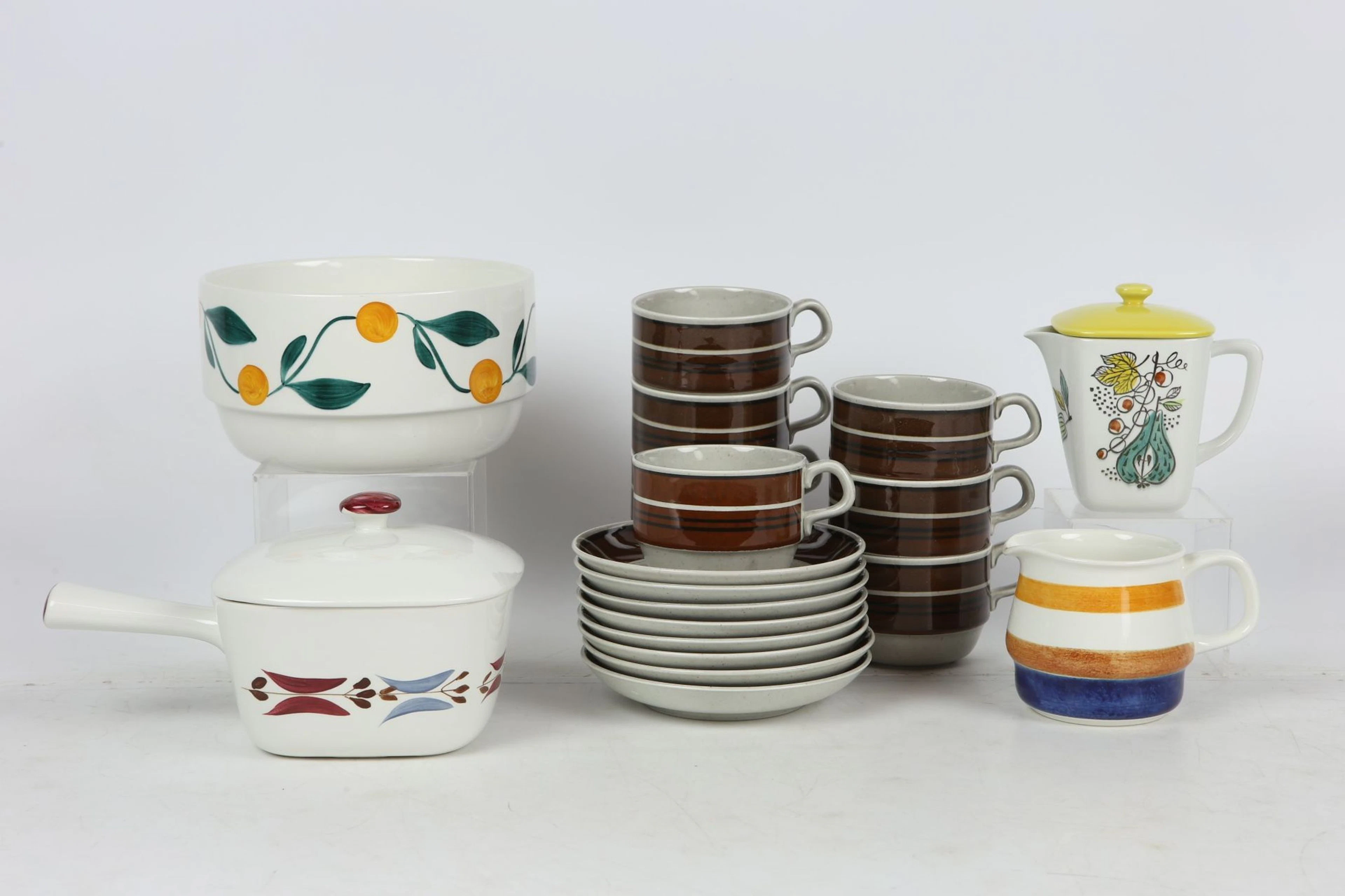 SERVISDELAR, 12 delar, Rörstrand, bl.a. "Isolde", "Ranka", "Palett", "Granada"