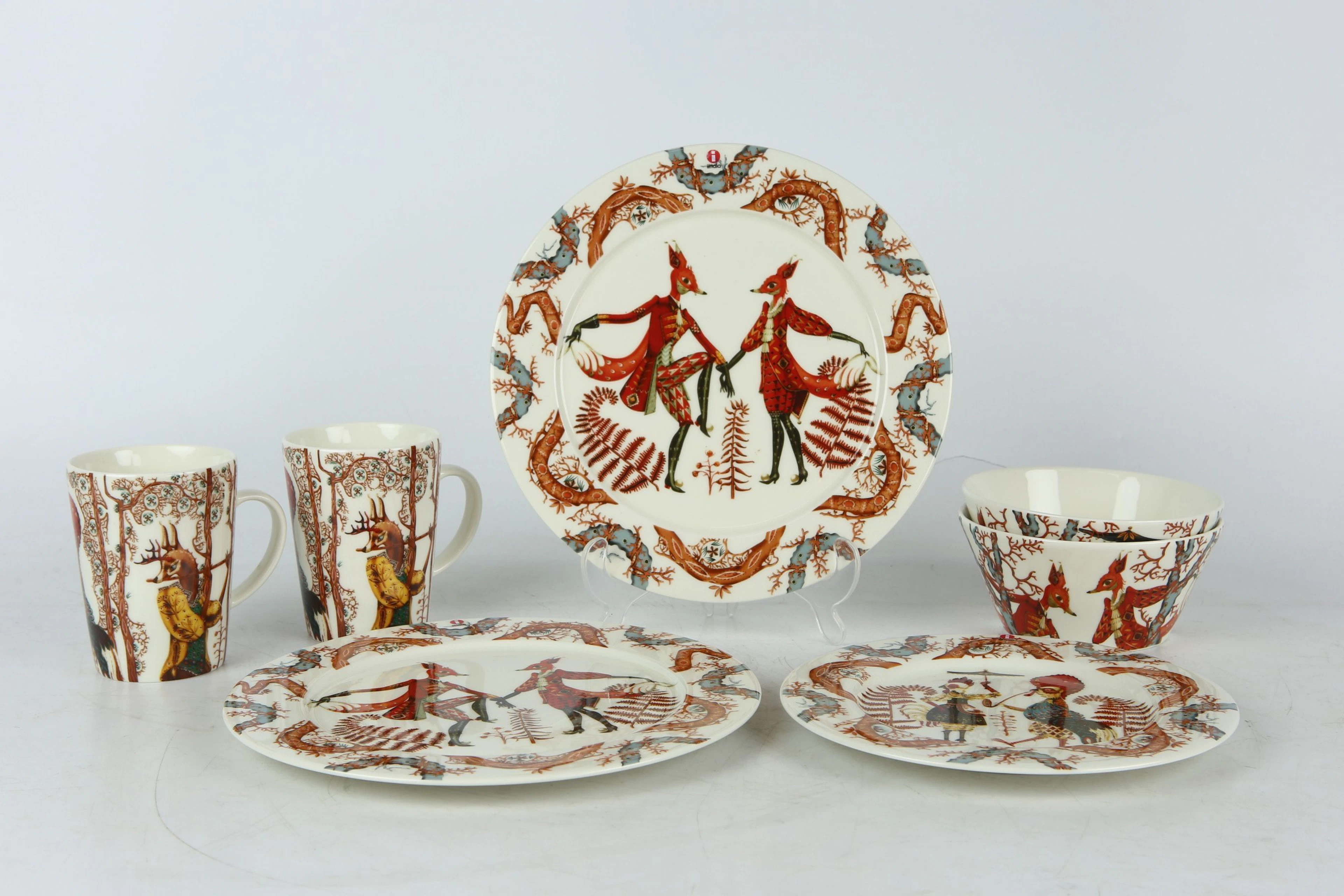 KLAUS HAAPANIEMI, frukostservis, 7 delar, "Taikka", Iittala