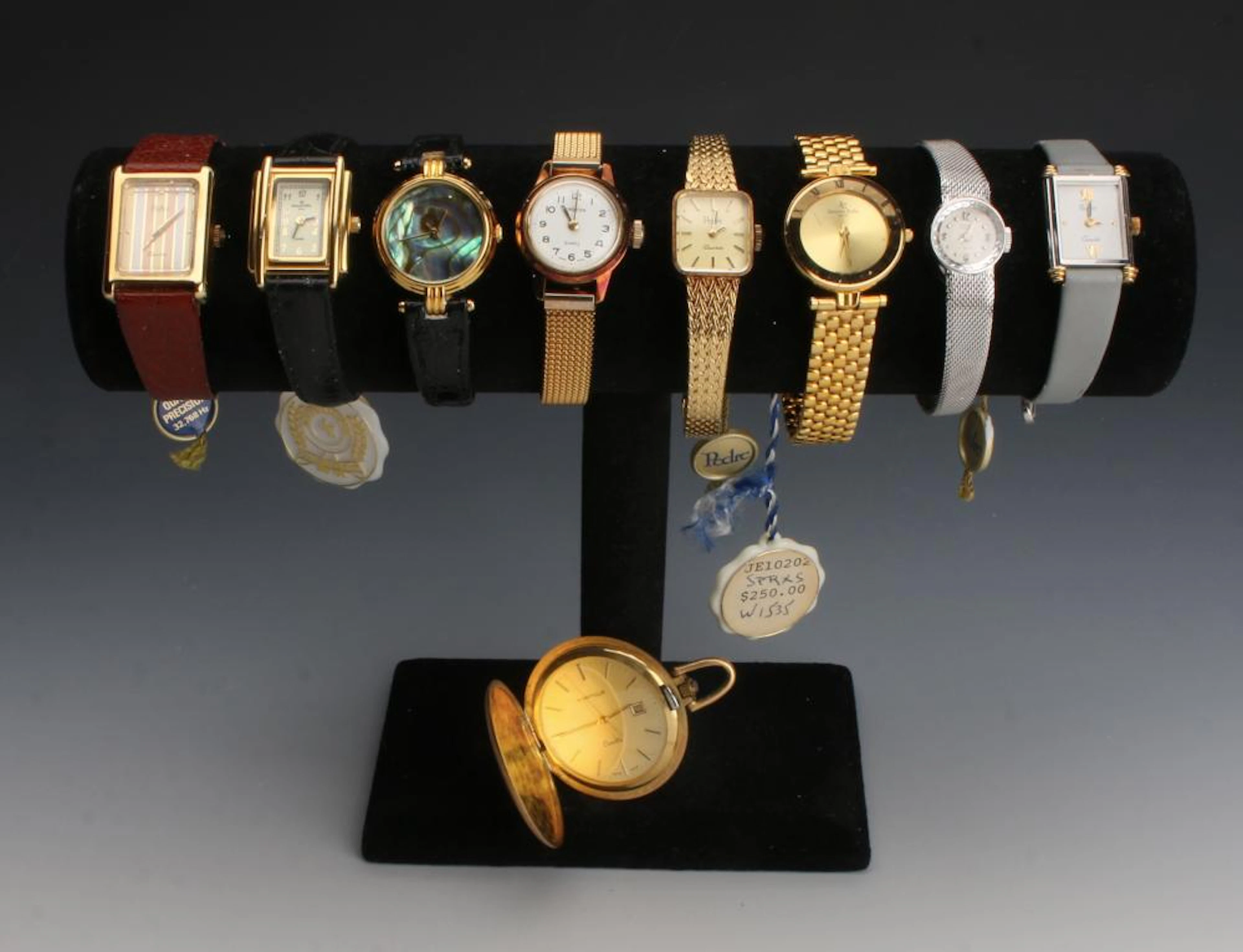 NEW OLD STOCK LADIES WRIST WATCHES + POCKET WATCH