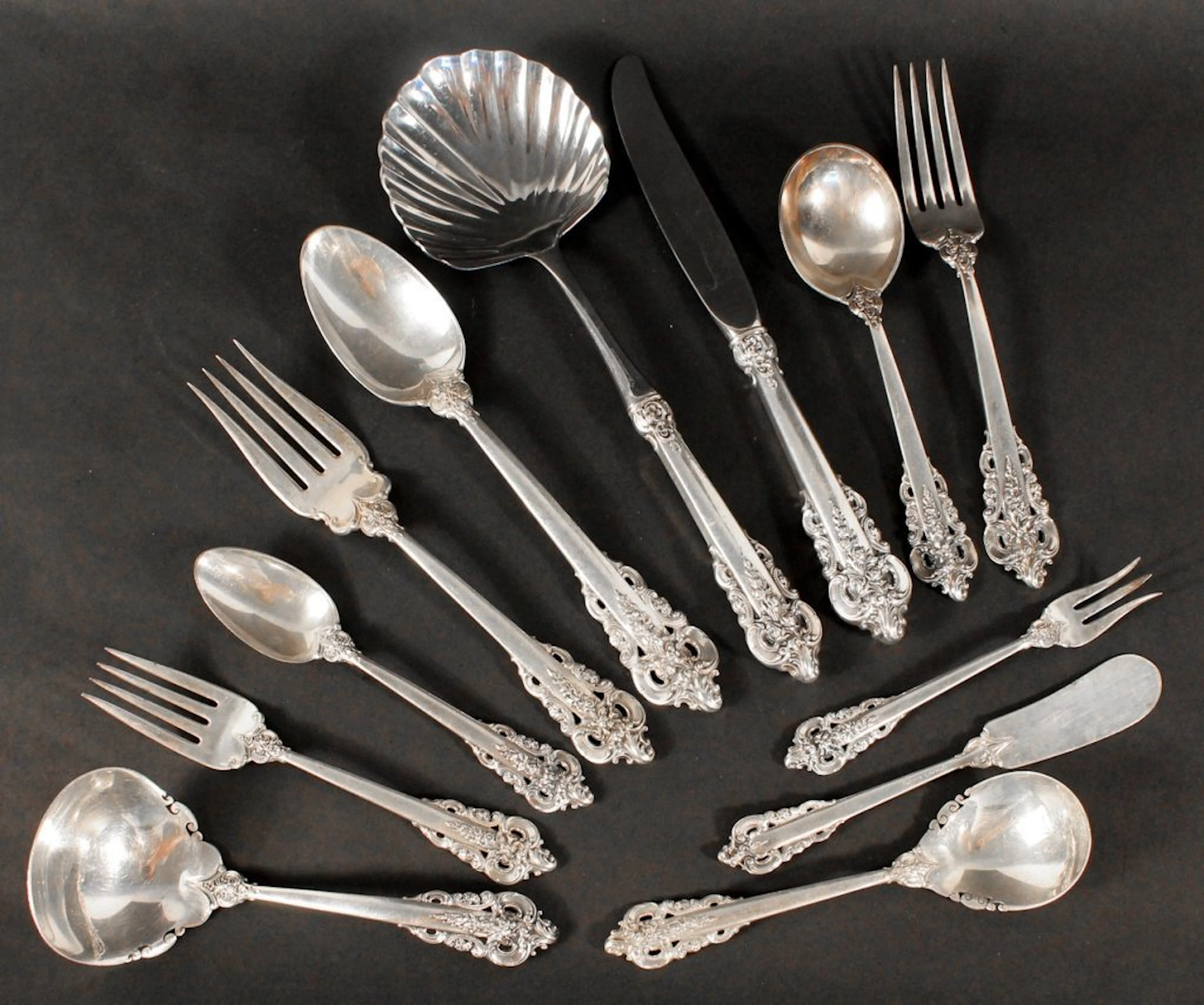 Wallace Silversmiths Sterling Flatware Service