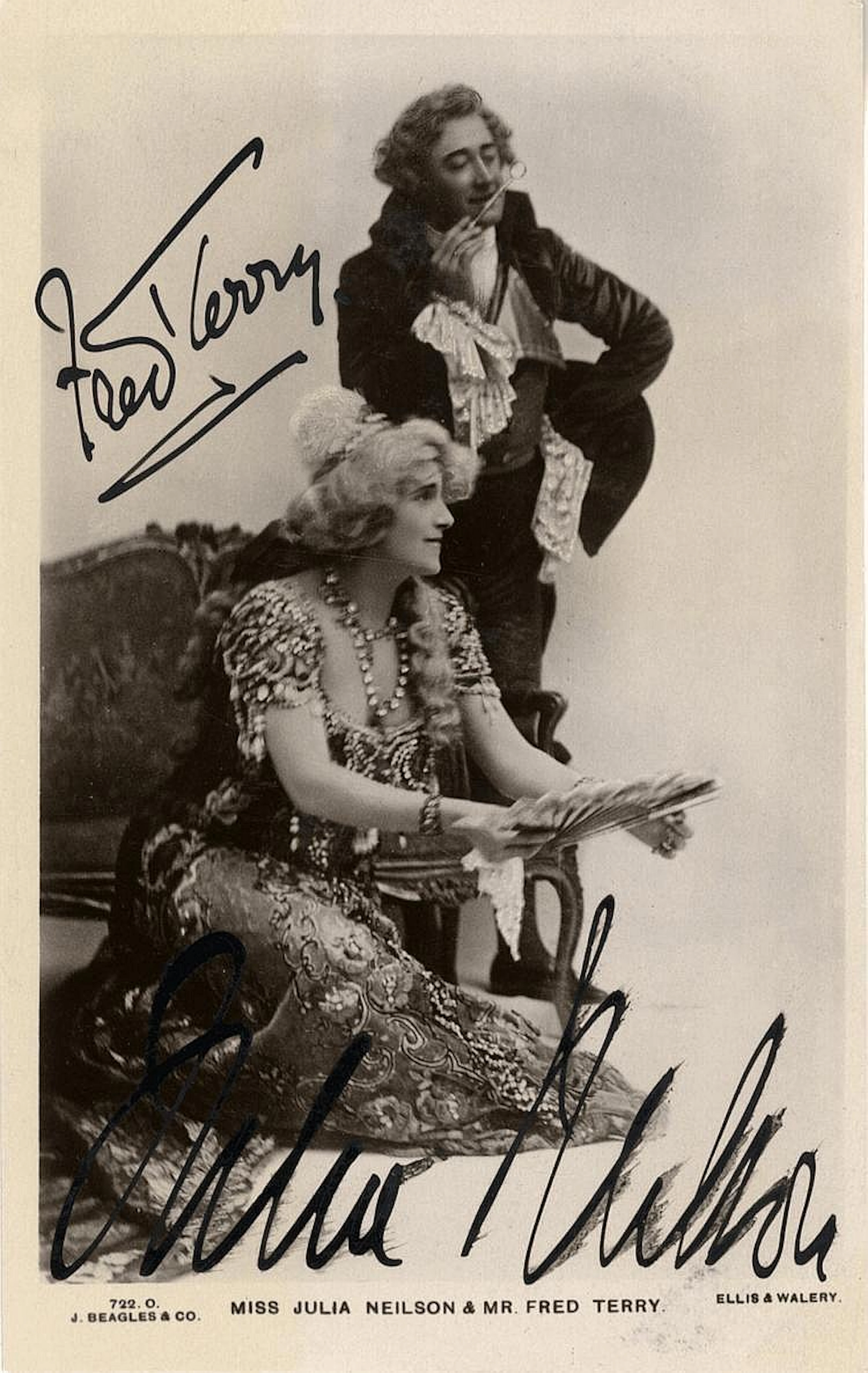 THEATRE: Selection of vintage signed postcard