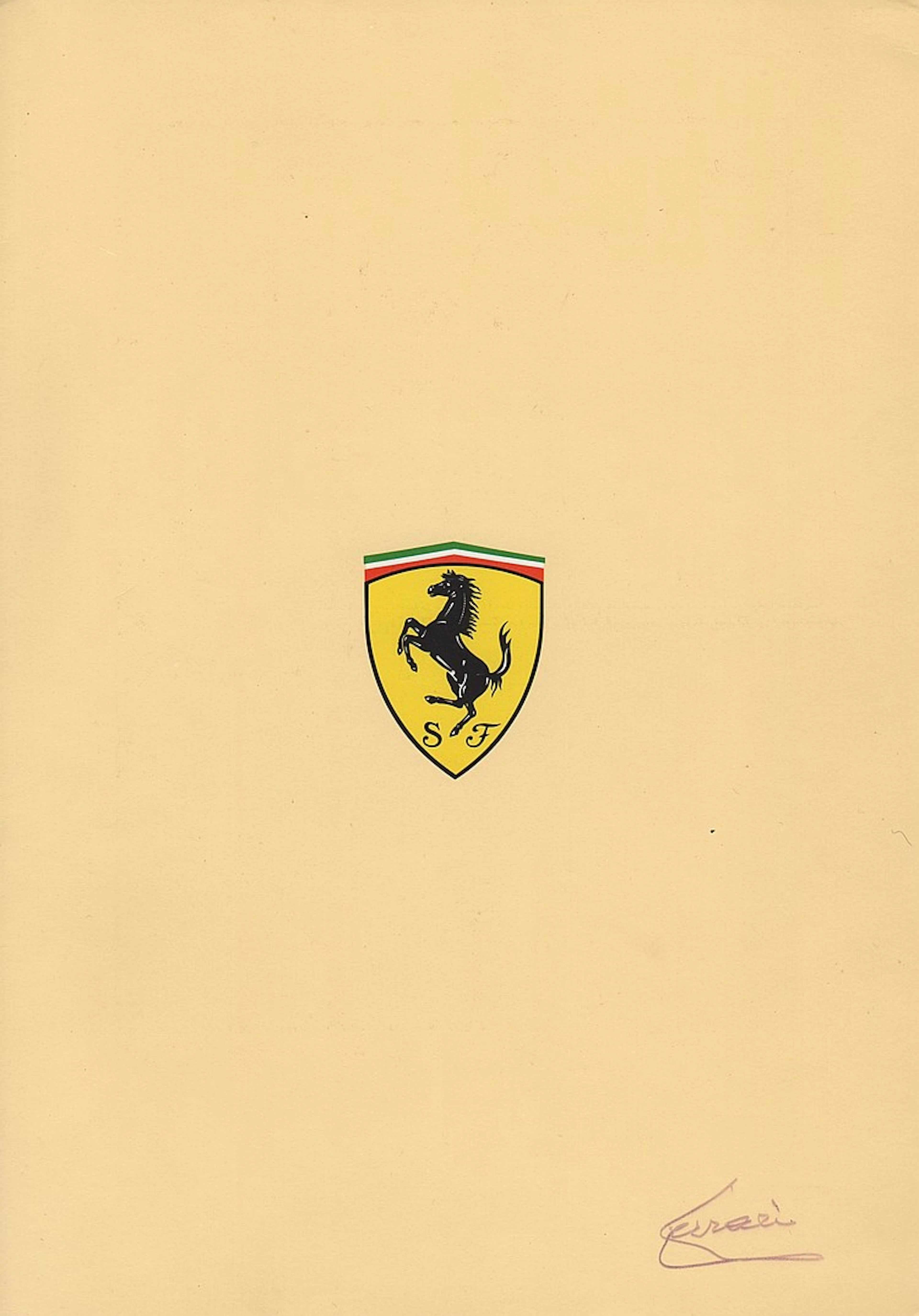 FERRARI ENZO: (1898-1988) Italian Motor Racing Driver & Manufacturer