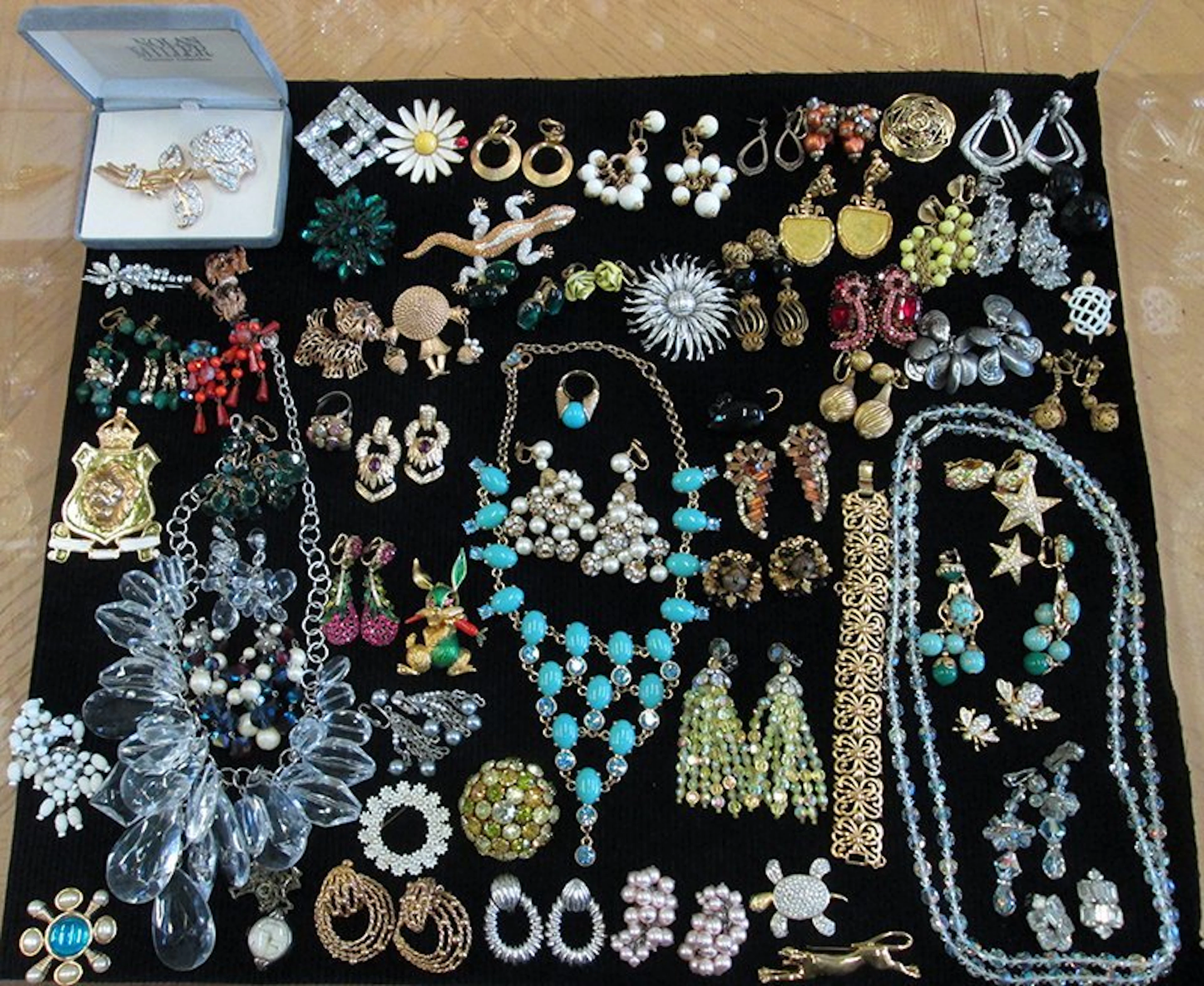 Vintage designer costume jewelry lot