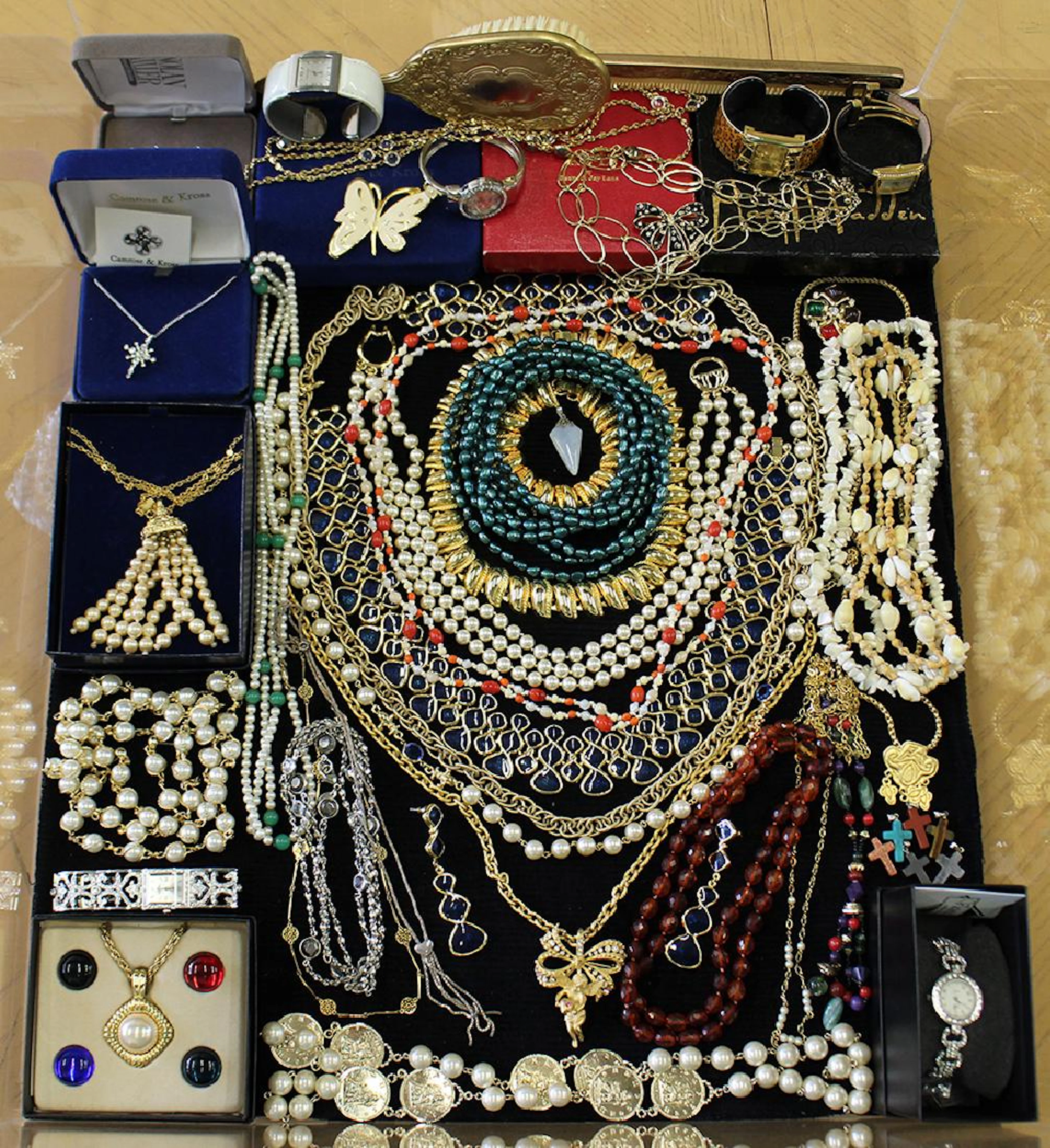 Designer costume jewelry