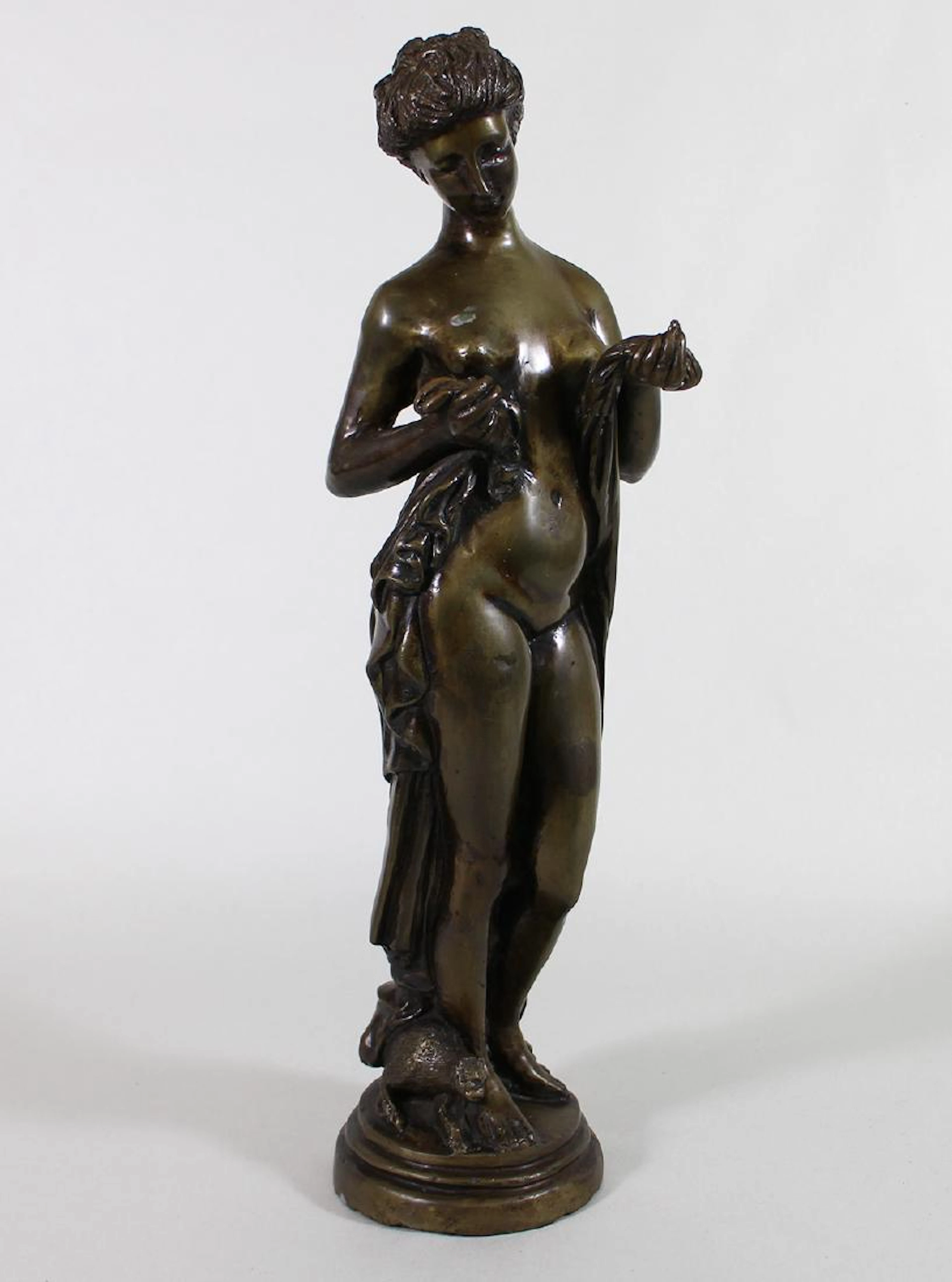 French bronze nude sculpture