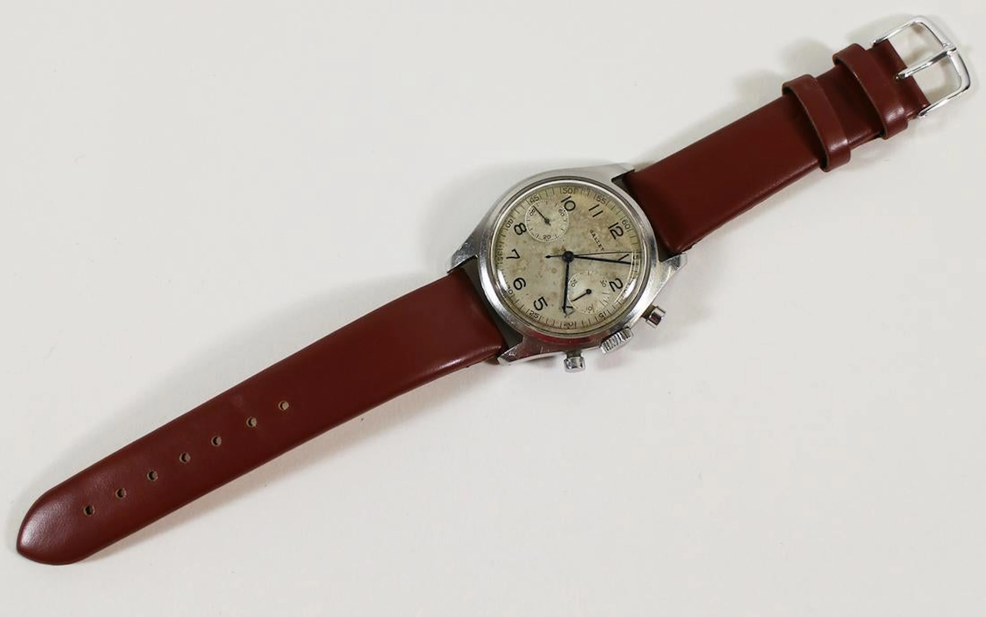 Vintage gallet racine military watch
