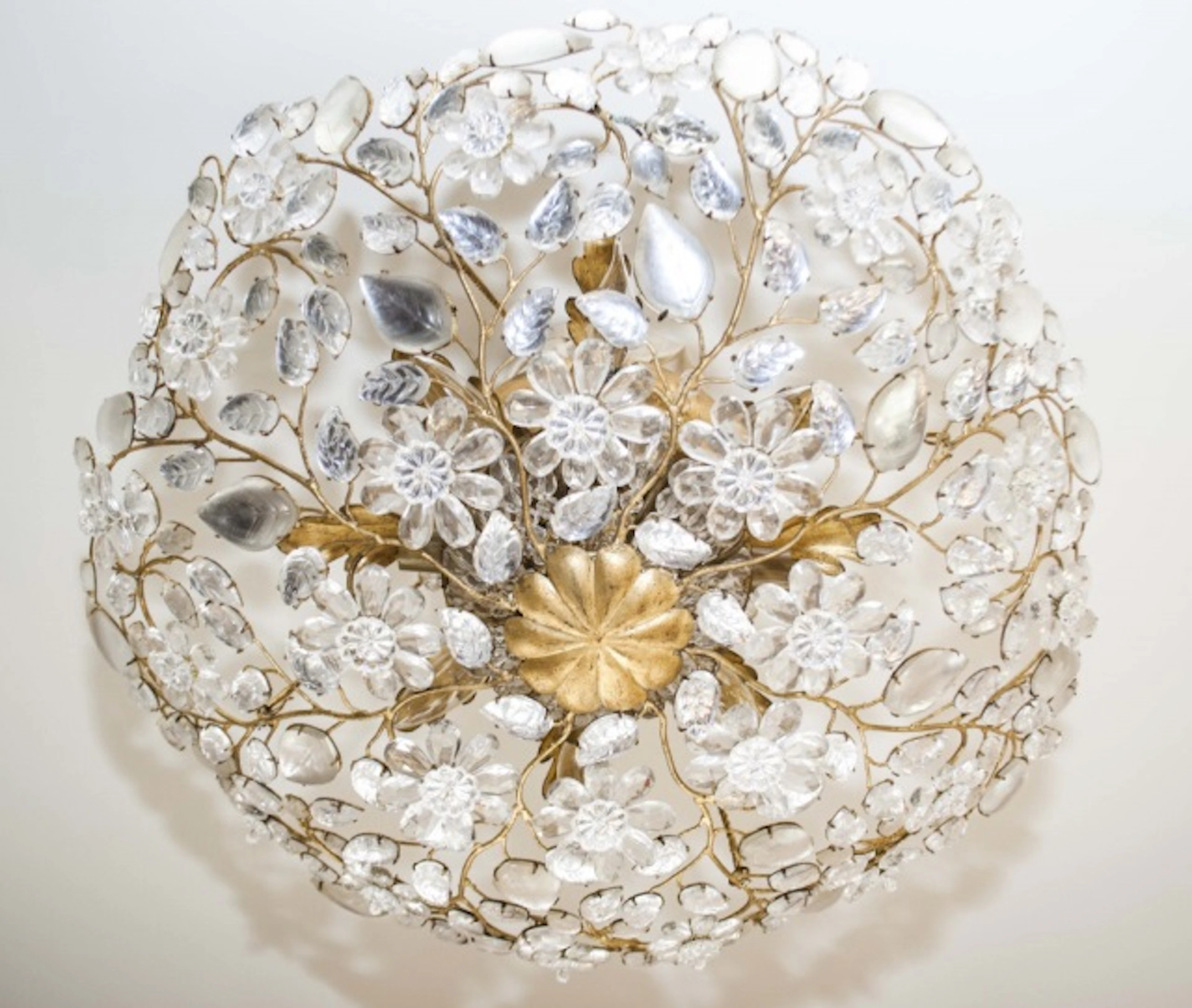 Contemporary French Maison Bagues Dome Chandelier