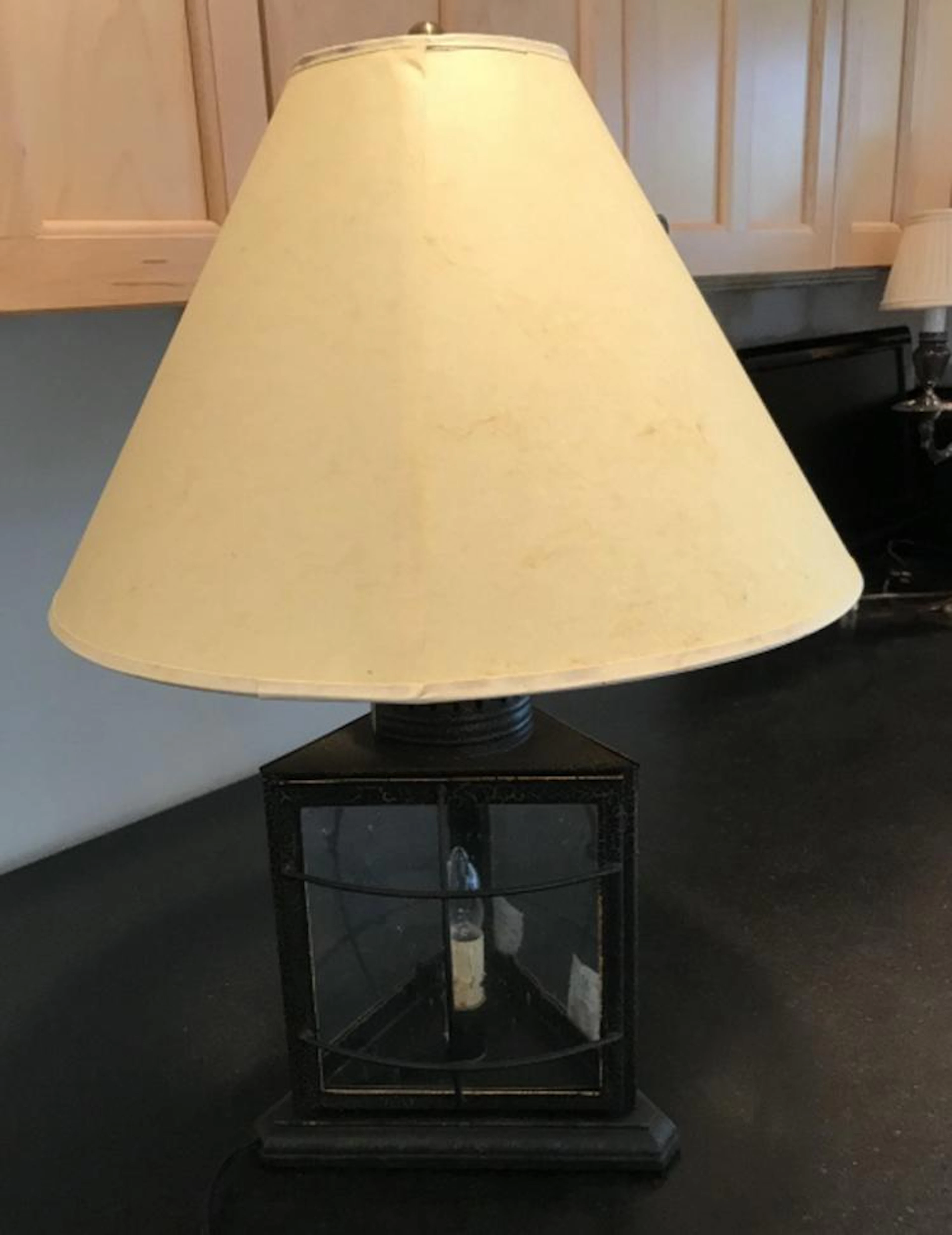 Ship / Nautical Lantern Mount Table Lamp