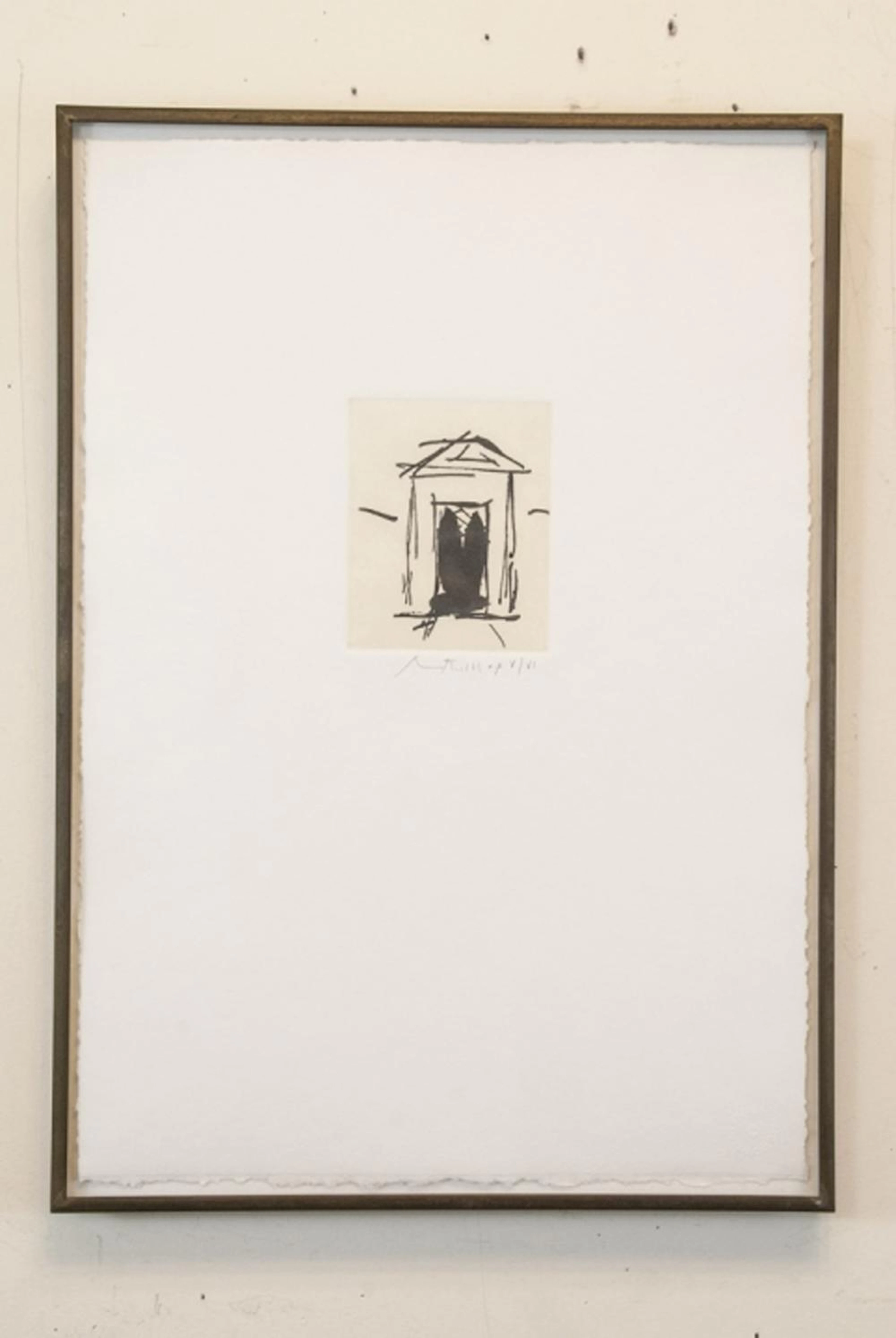 Robert Motherwell Stamped & Signed Engraving Print