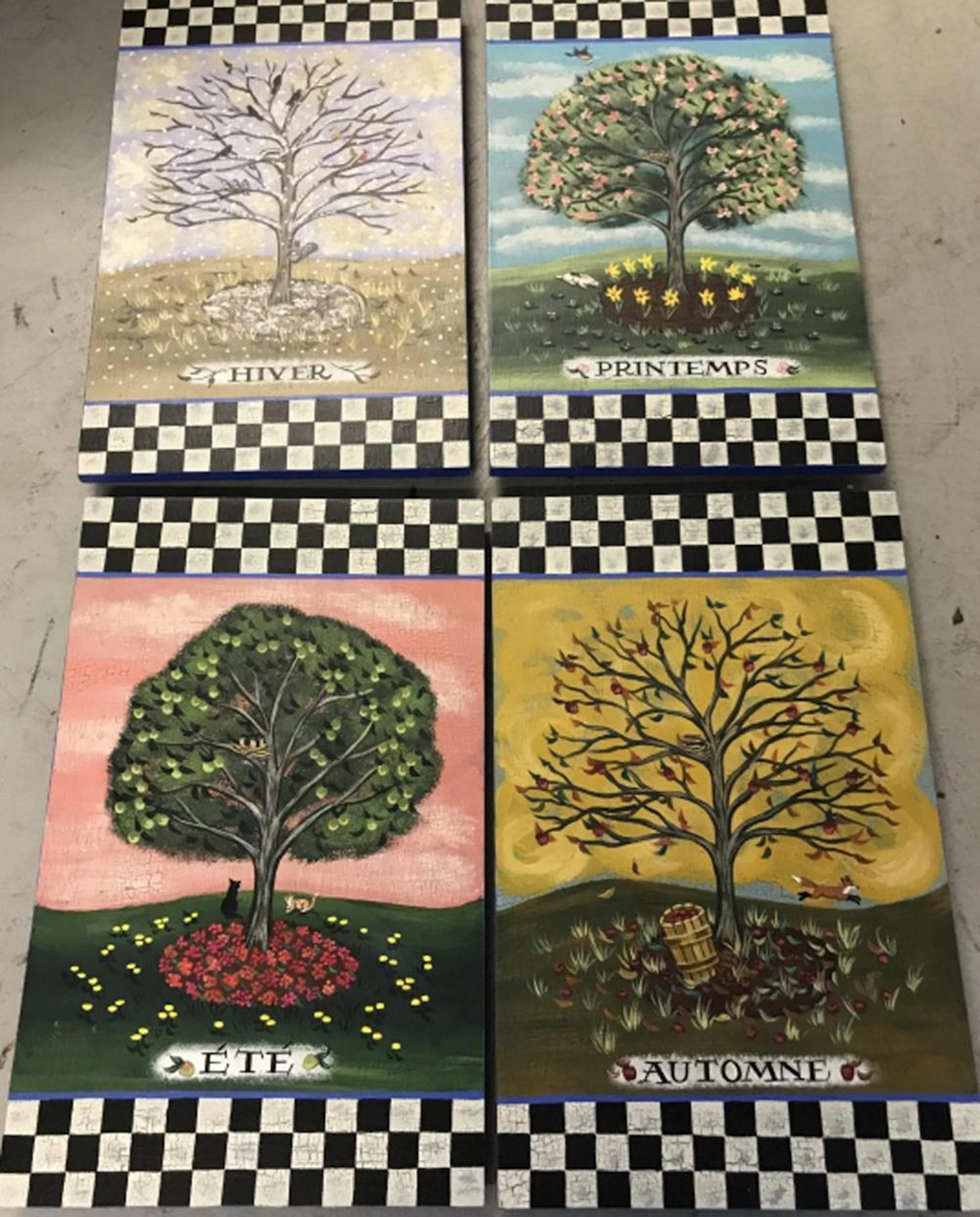 Limited Edition Prints French Four Season Wall Art