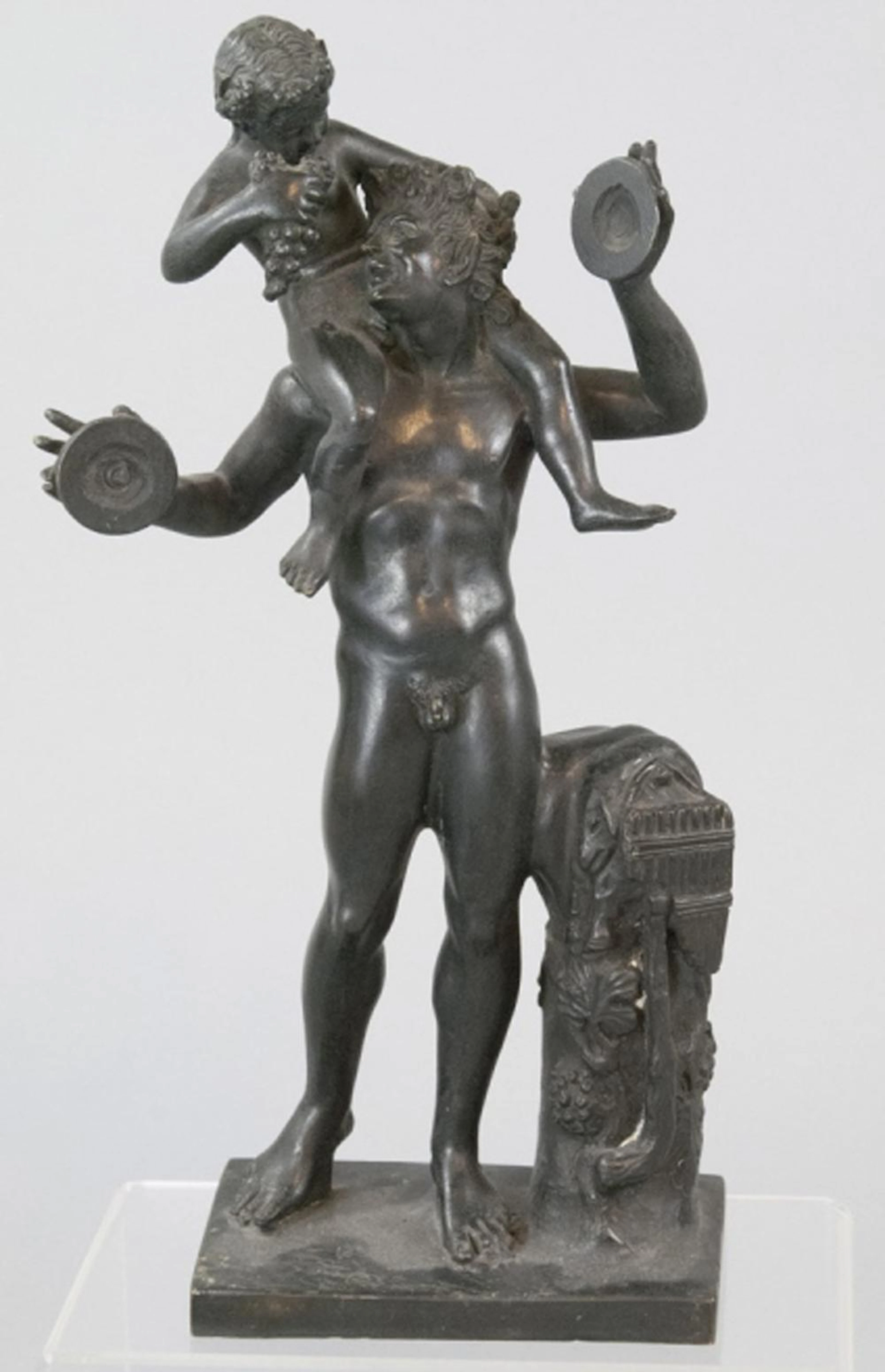 Antique Bronze Statue of the Bacchanalia