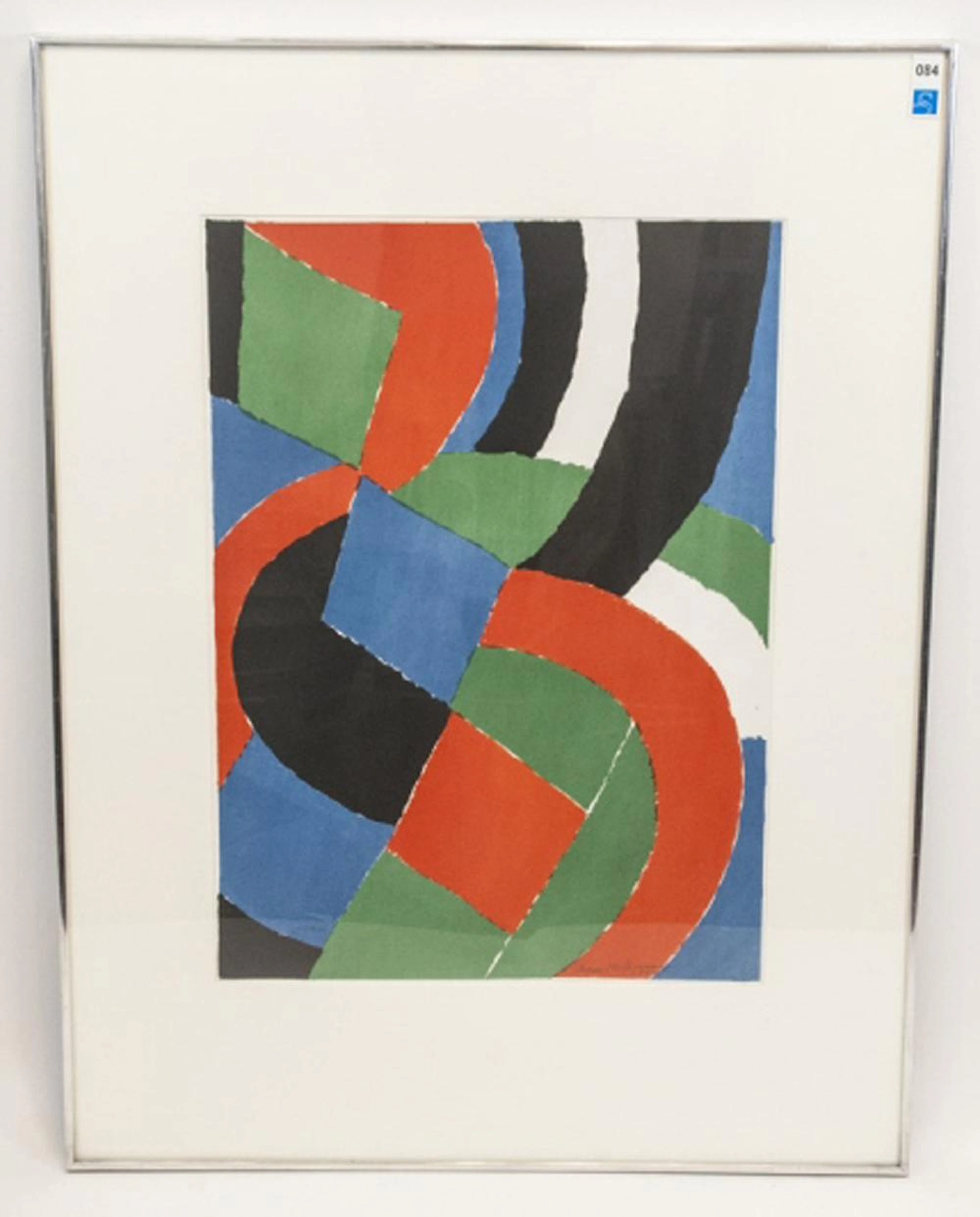 Sonia Delaunay Pencil Signed Orphism Lithograph