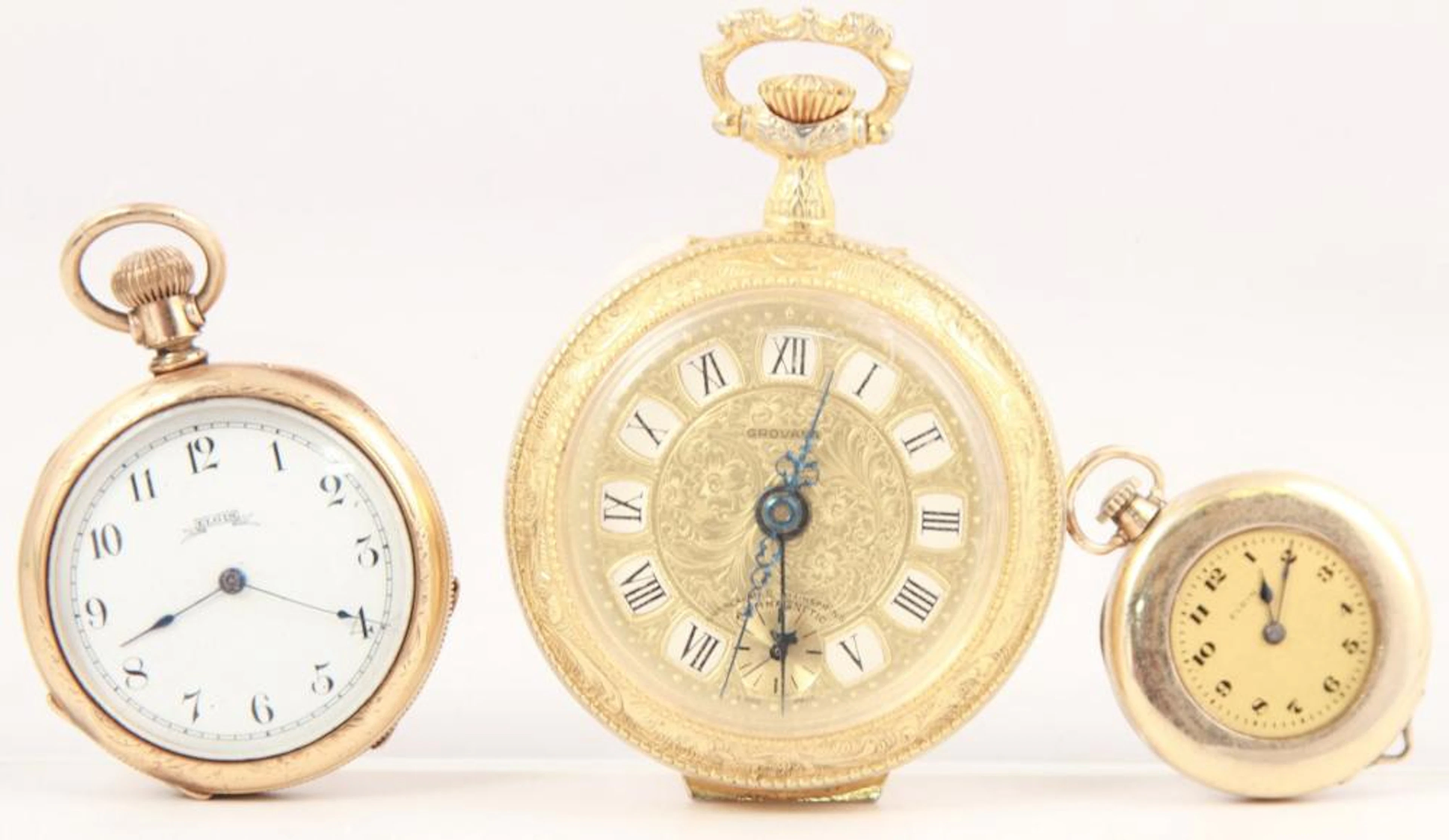 Antique Pocket Watch Group - Gold Filled Cases