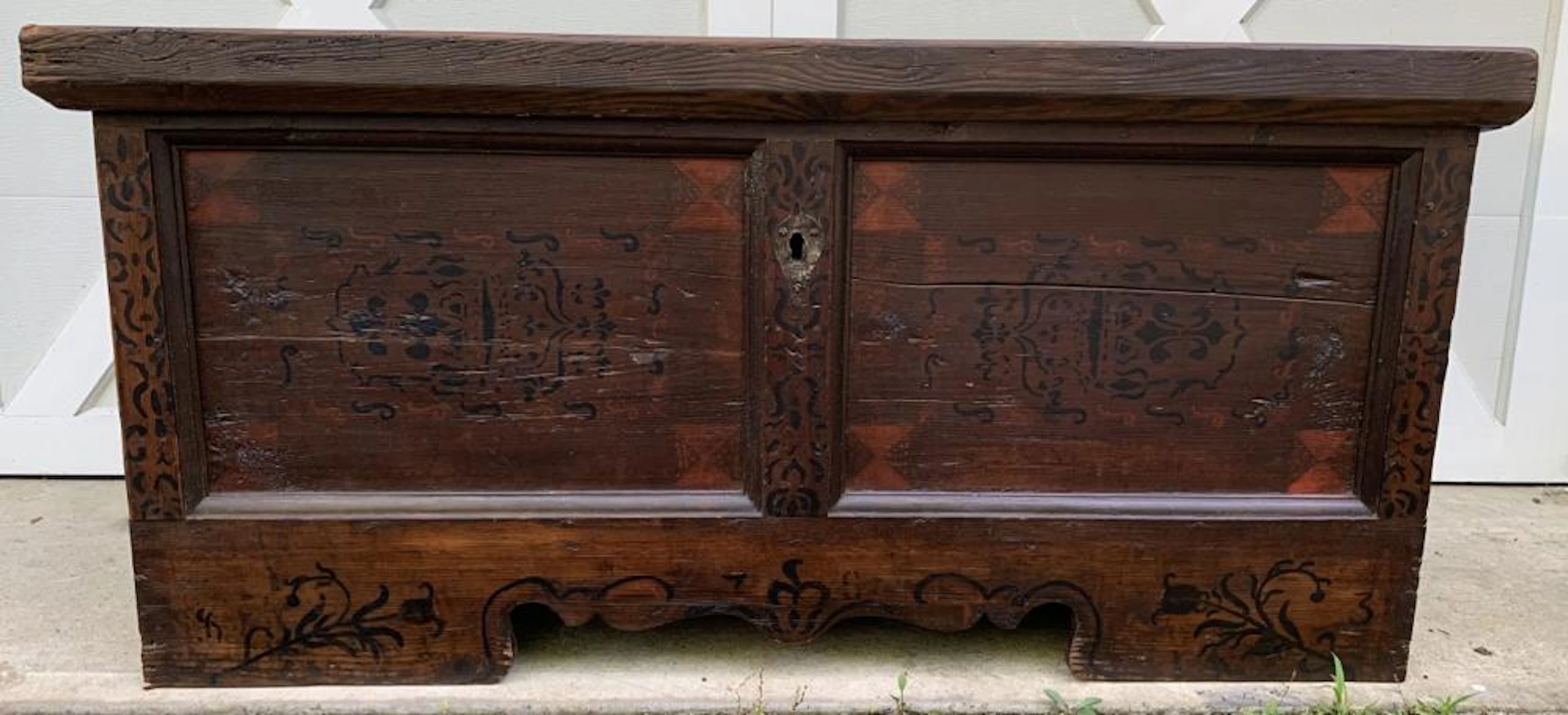 Antique 18th C French Wedding Chest
