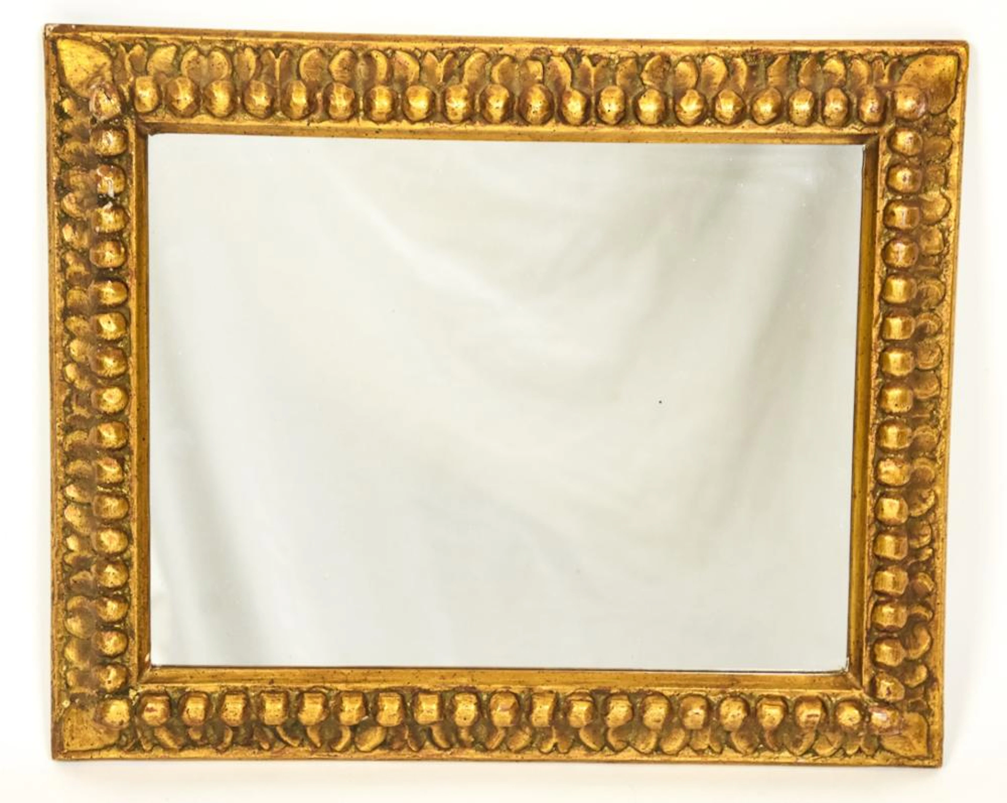 Spanish Baroque Style Carved & Gilt Mirror