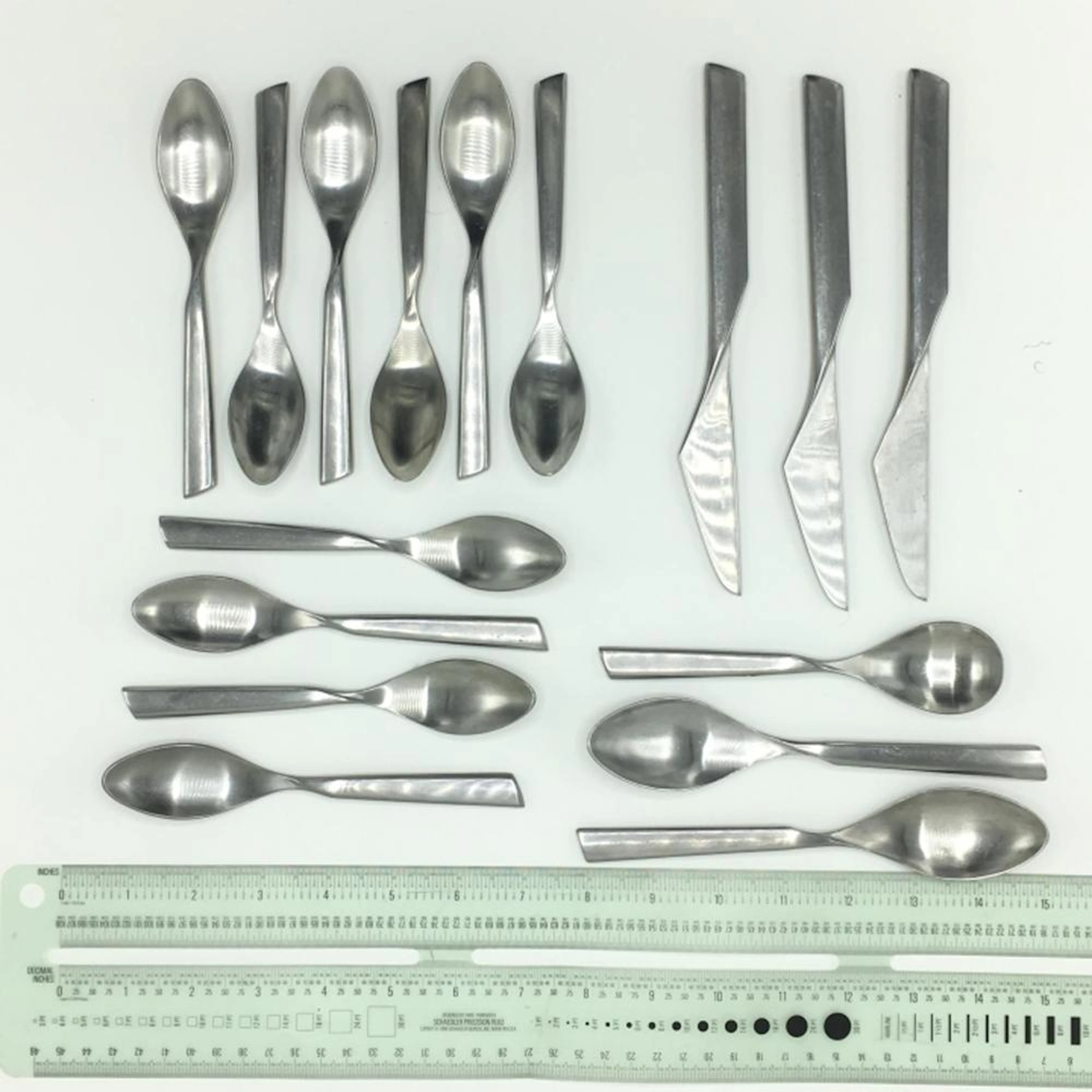 Mid Century Modern Avant Garde Stainless