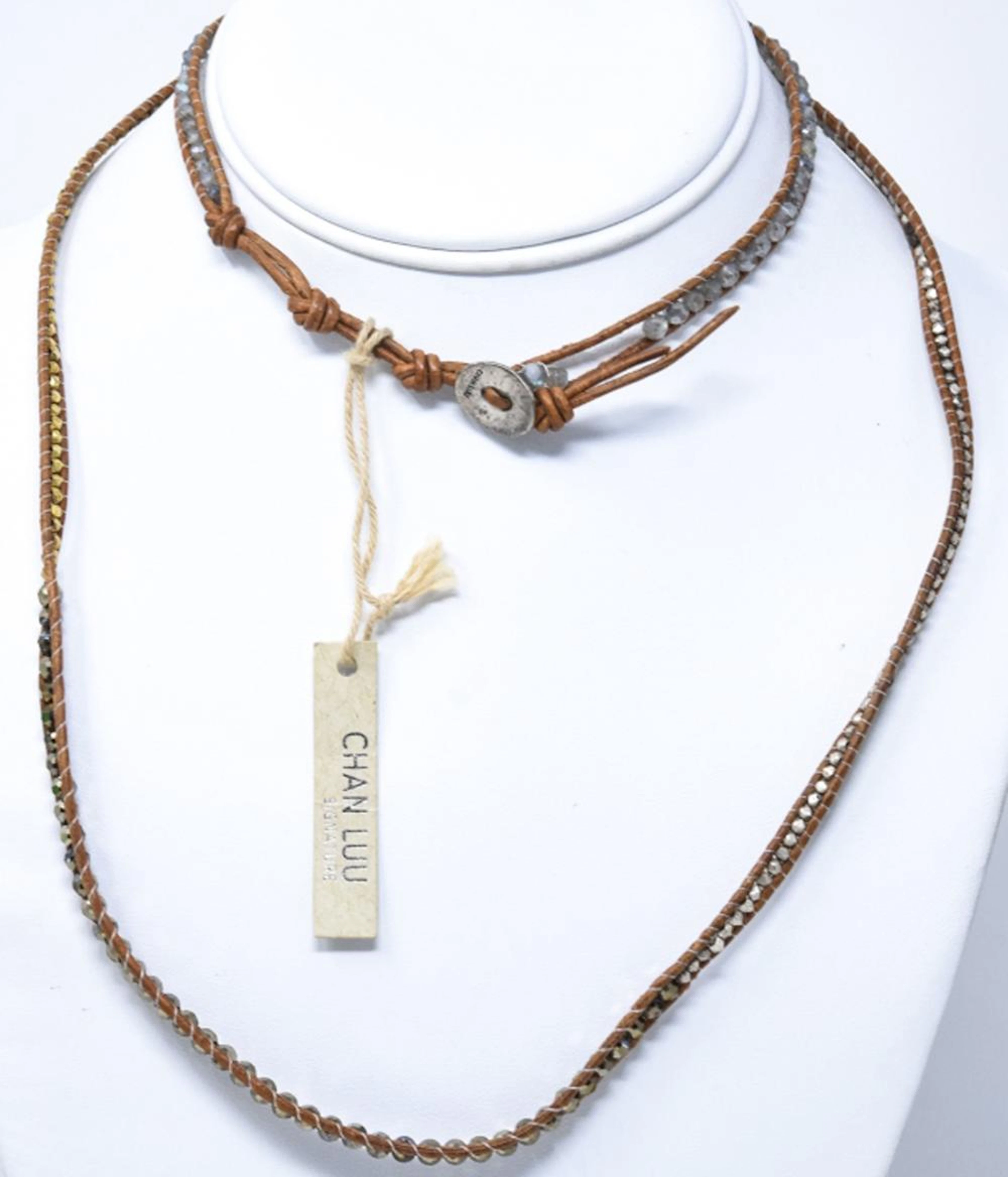 Chan Luu Sterling & Leather Necklace / Bracelet