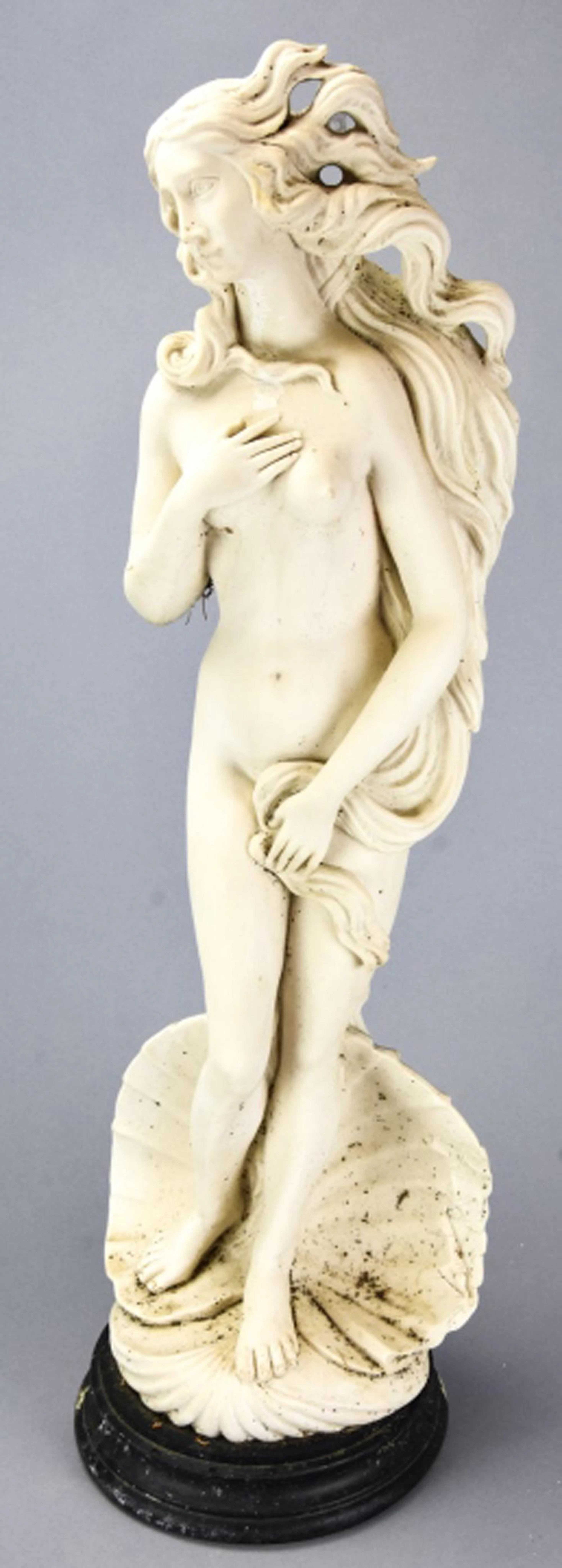 After Botticelli Birth of Venus Figural Statue