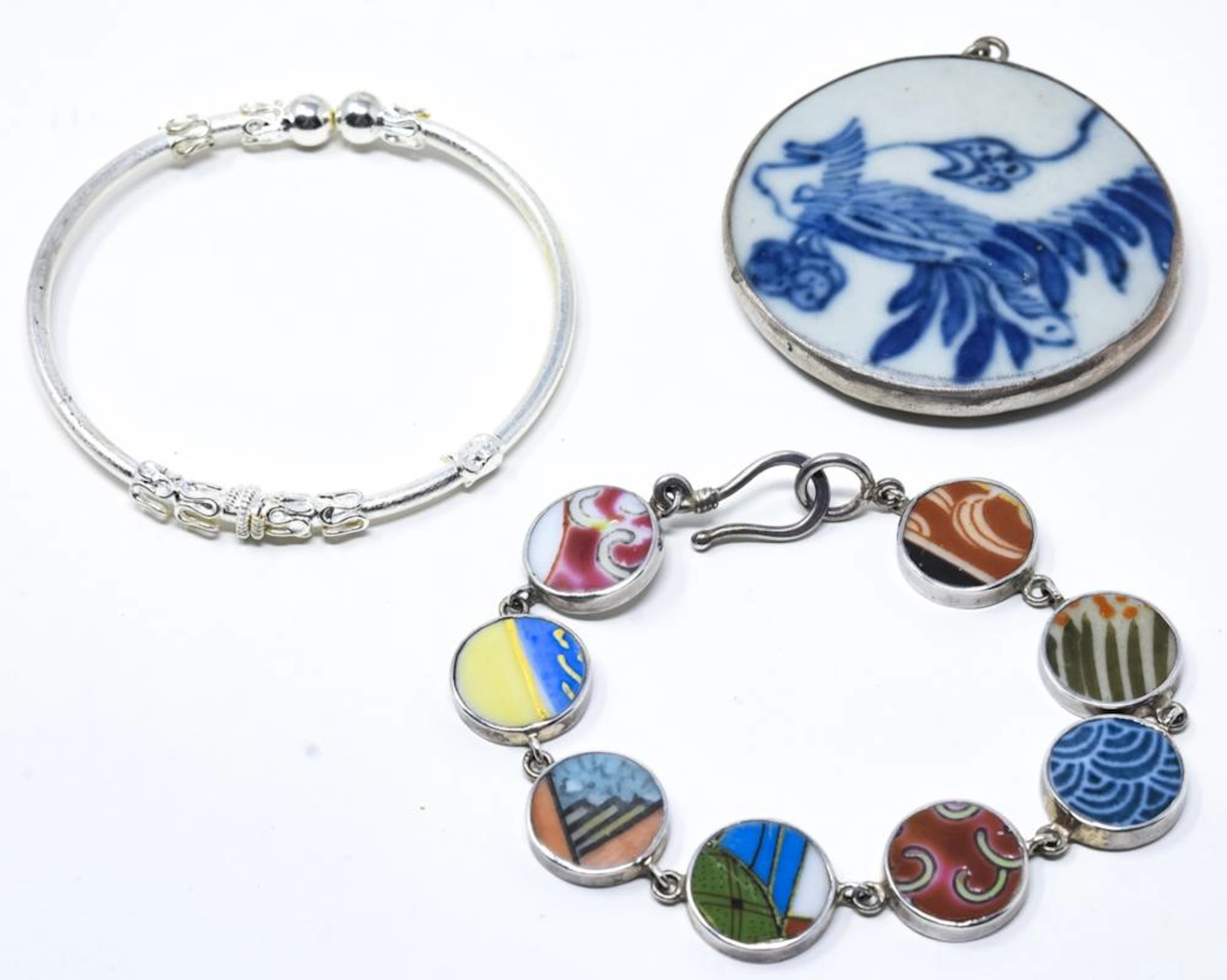 Collection Vintage Sterling Artisan Ethnic Jewelry