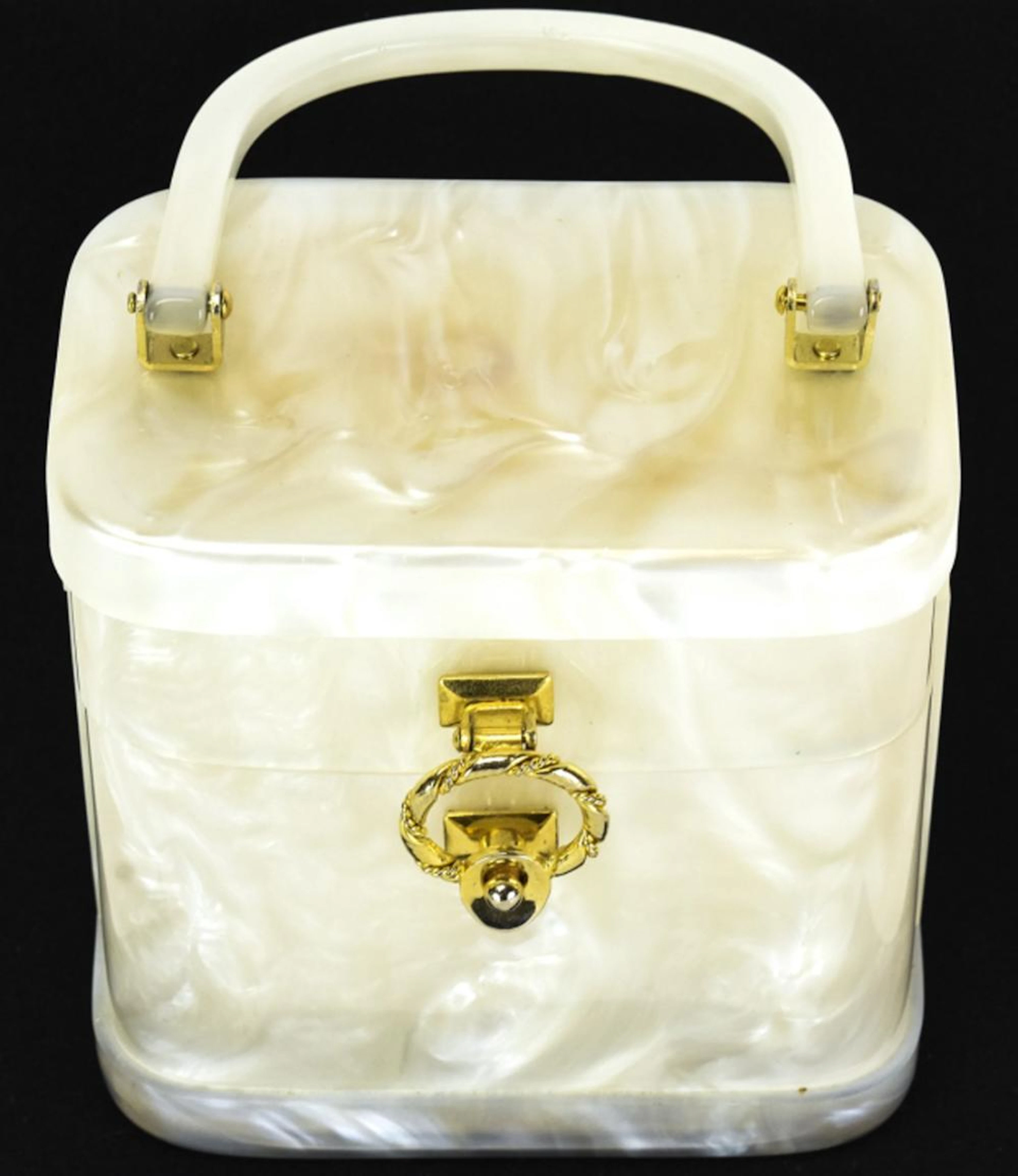 Stylecraft Miami Vintage Plastic Marbleized Purse