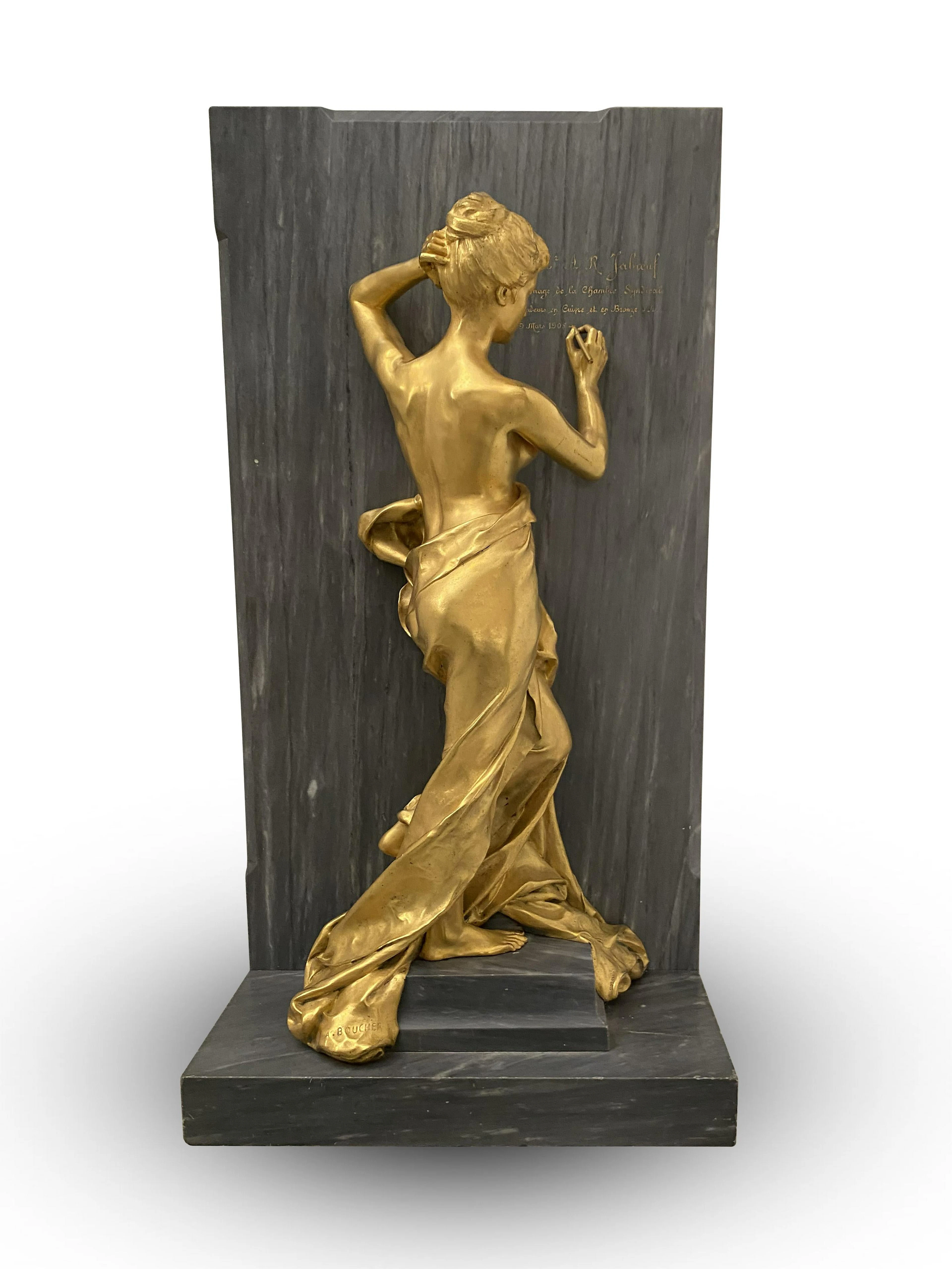 Alfred Boucher, Hommage de la Chambre Syndicate