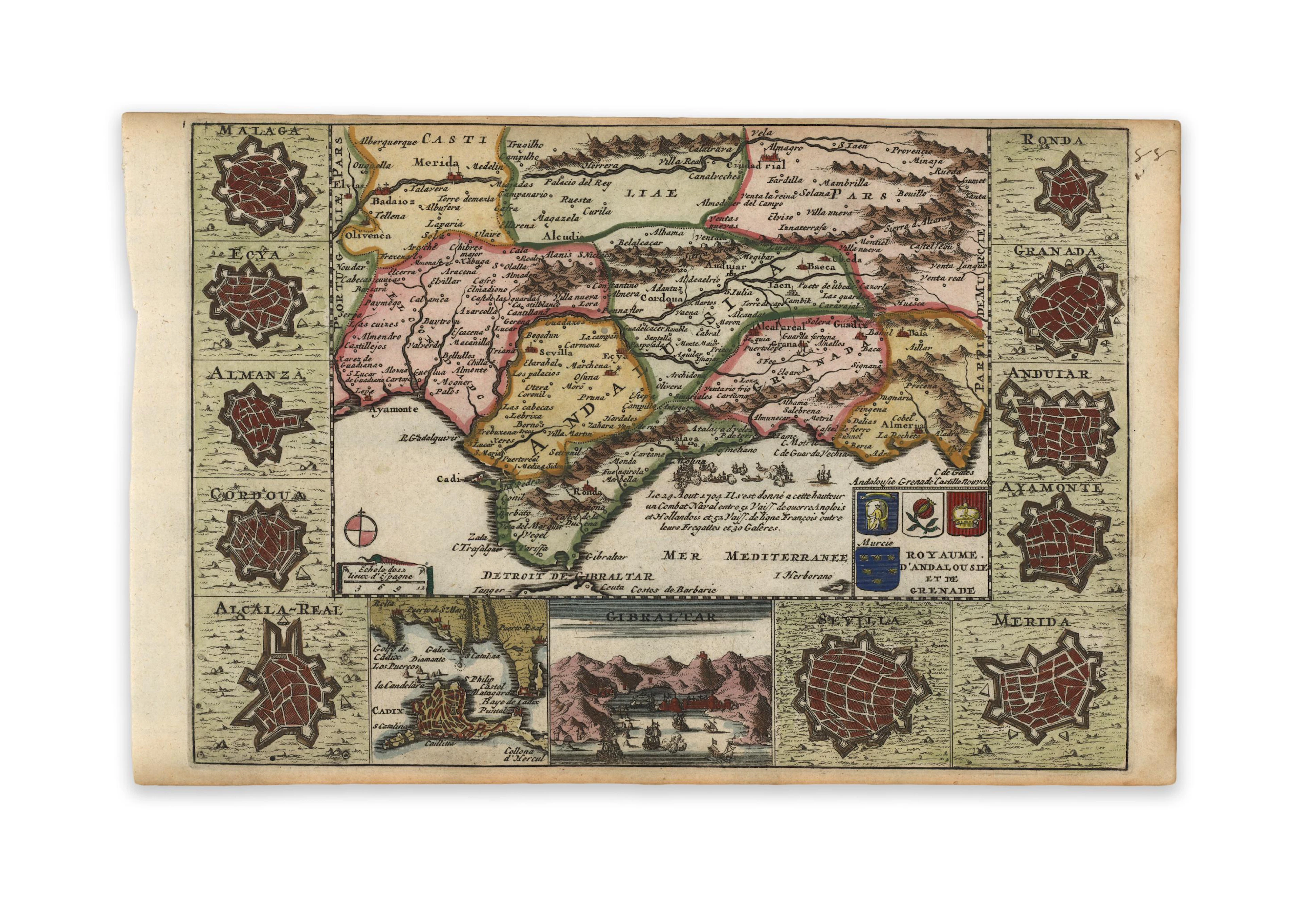 La Feuille, D. de. Royaume d' Andalousie