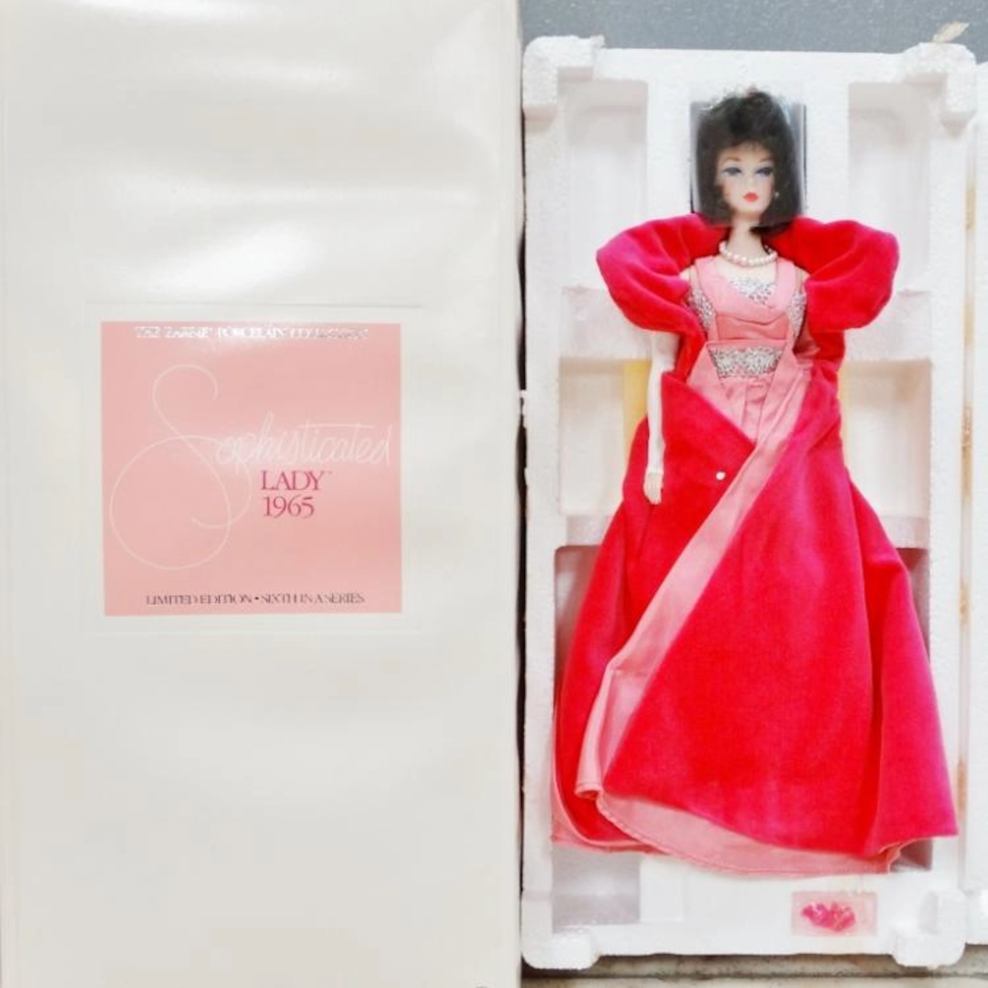 The Barbie Porcelain Collection Limited Edition "Sophisticated Lady 1965" Doll in Original Box (Sixth in a Series)