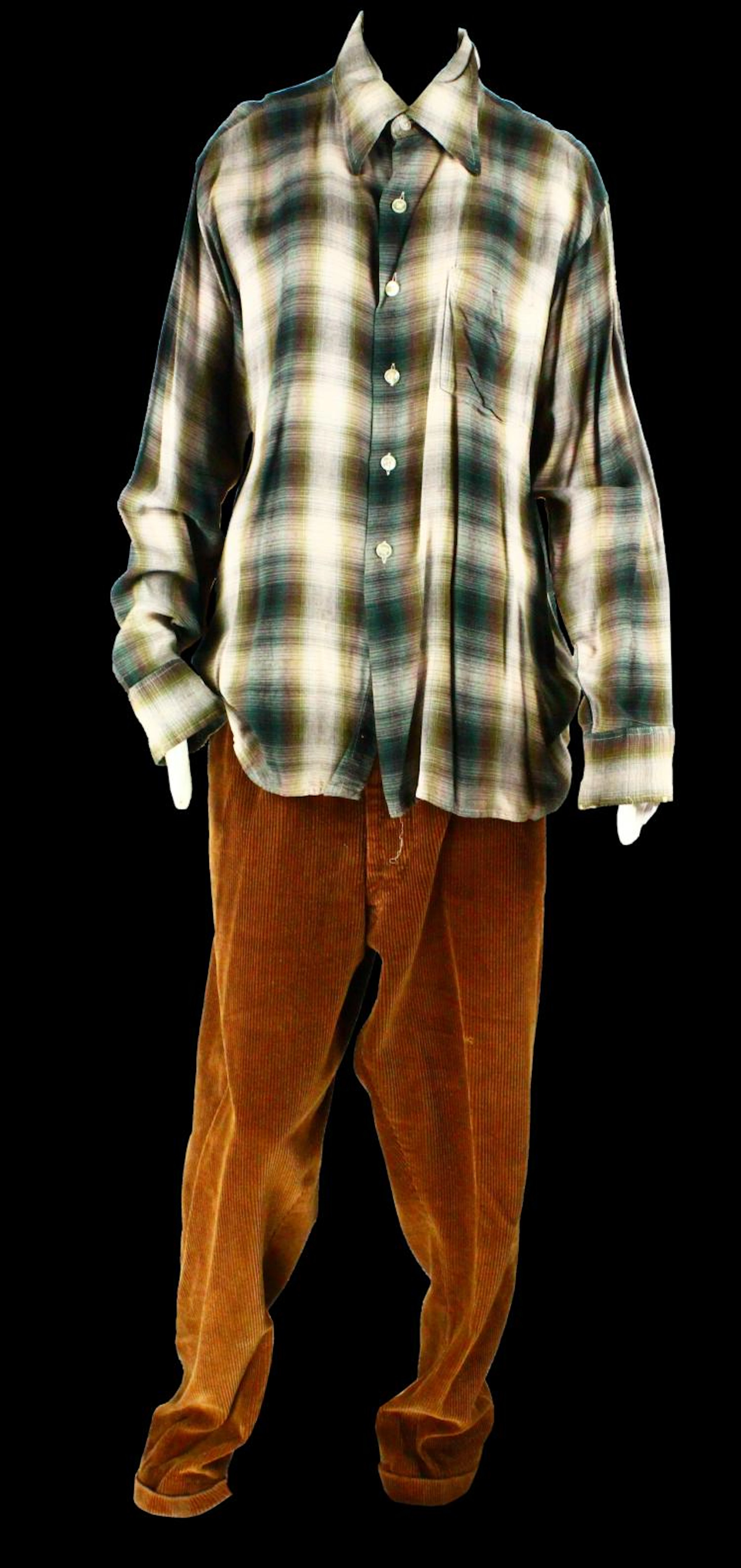 Russell Crowe "A Beautiful Mind" 3-Piece Flannel & Corduroy Outfit W/COA