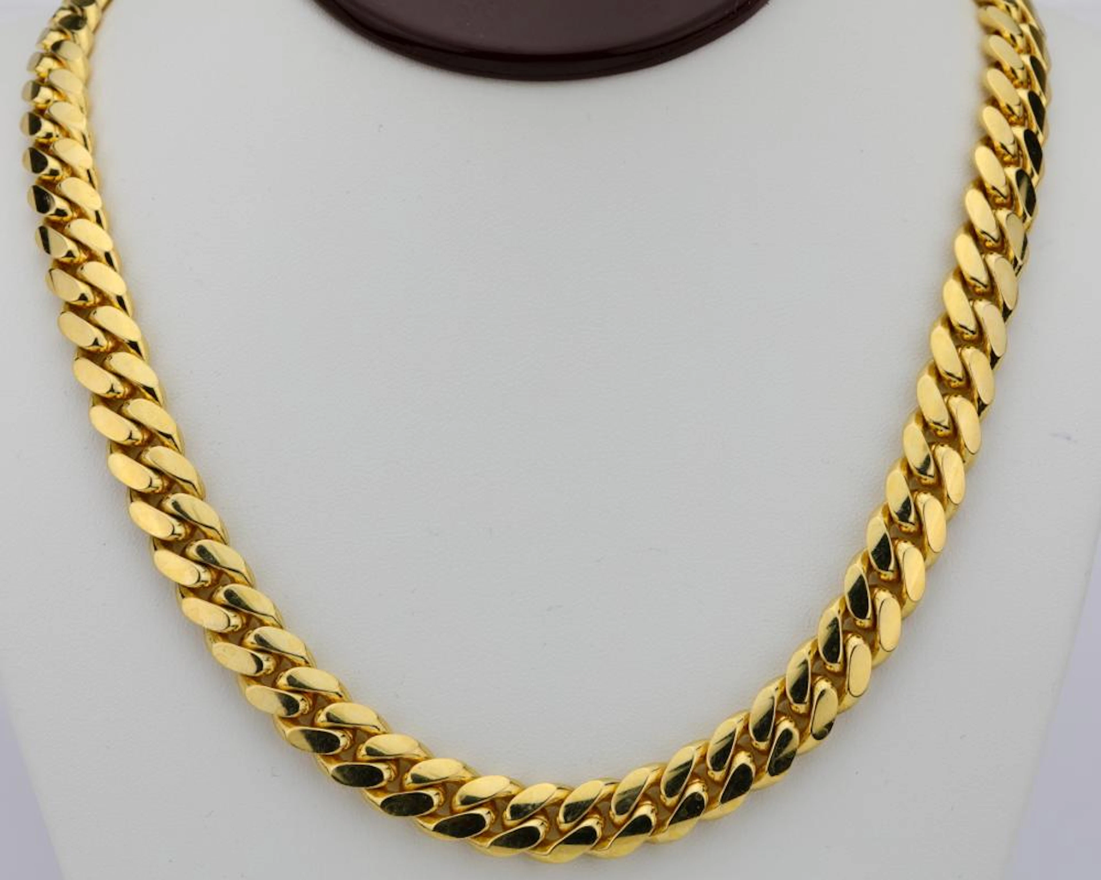 IF & Co. Solid 14K Yellow Gold 11mm Wide 30" Cuban Link Chain (302.8 Grams) 18% BP