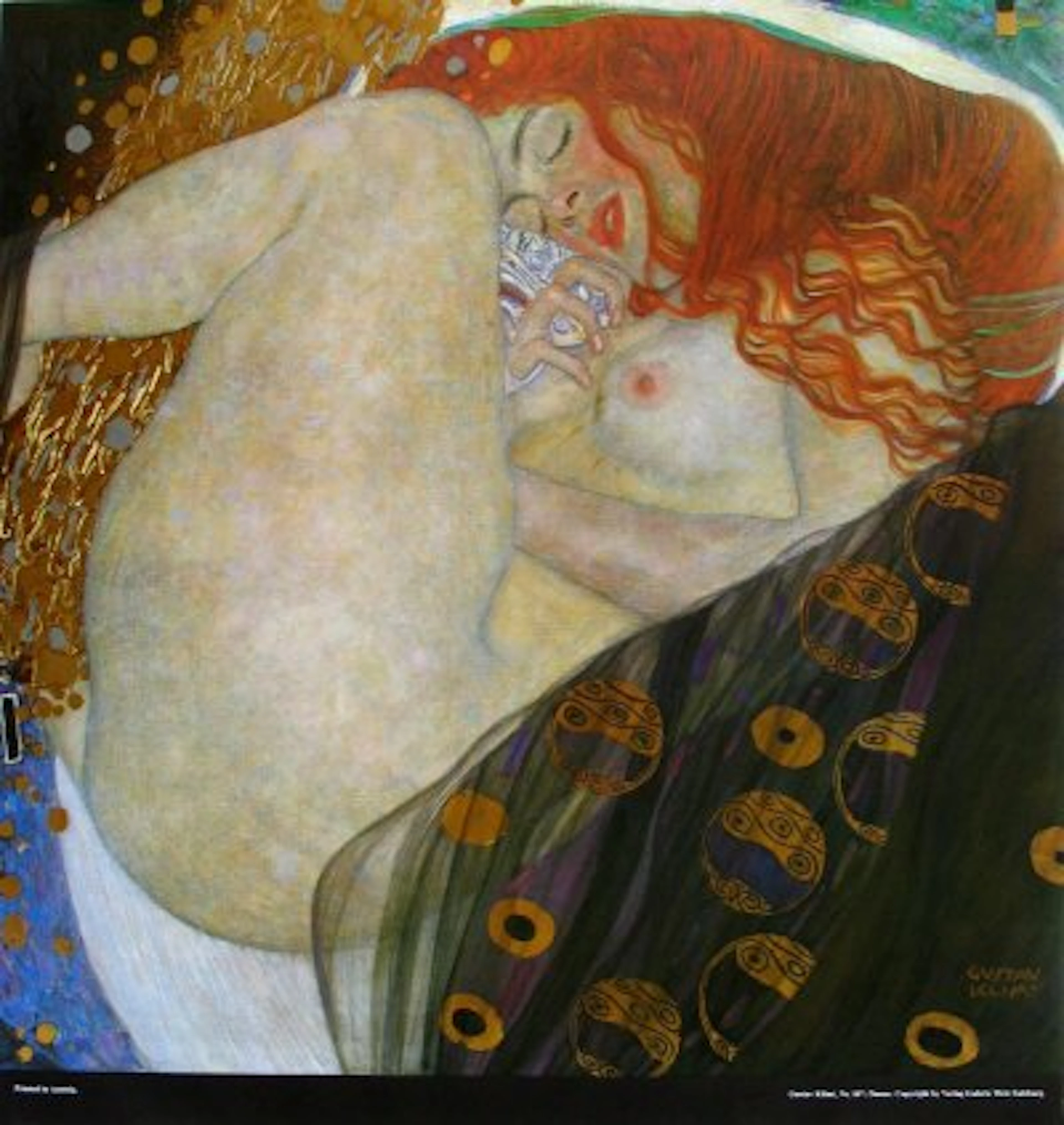 95T: Danae - By Gustav Klimt - Authorized Edition