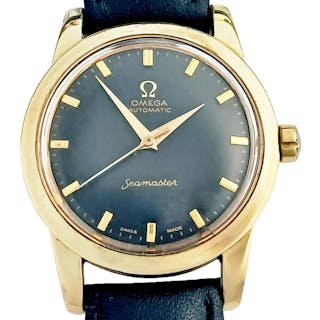 Vintage Omega Seamaster Bumper Automatic Mens 17j Wrist Watch