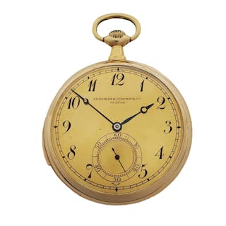 Audemars Piguet 18k Gold Minute Repeater Large Antique Pocket Watch
