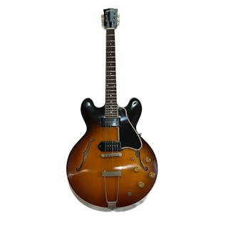 Gibson ES-330 Sunburst Hollowbody Electric Guitar with Original Case