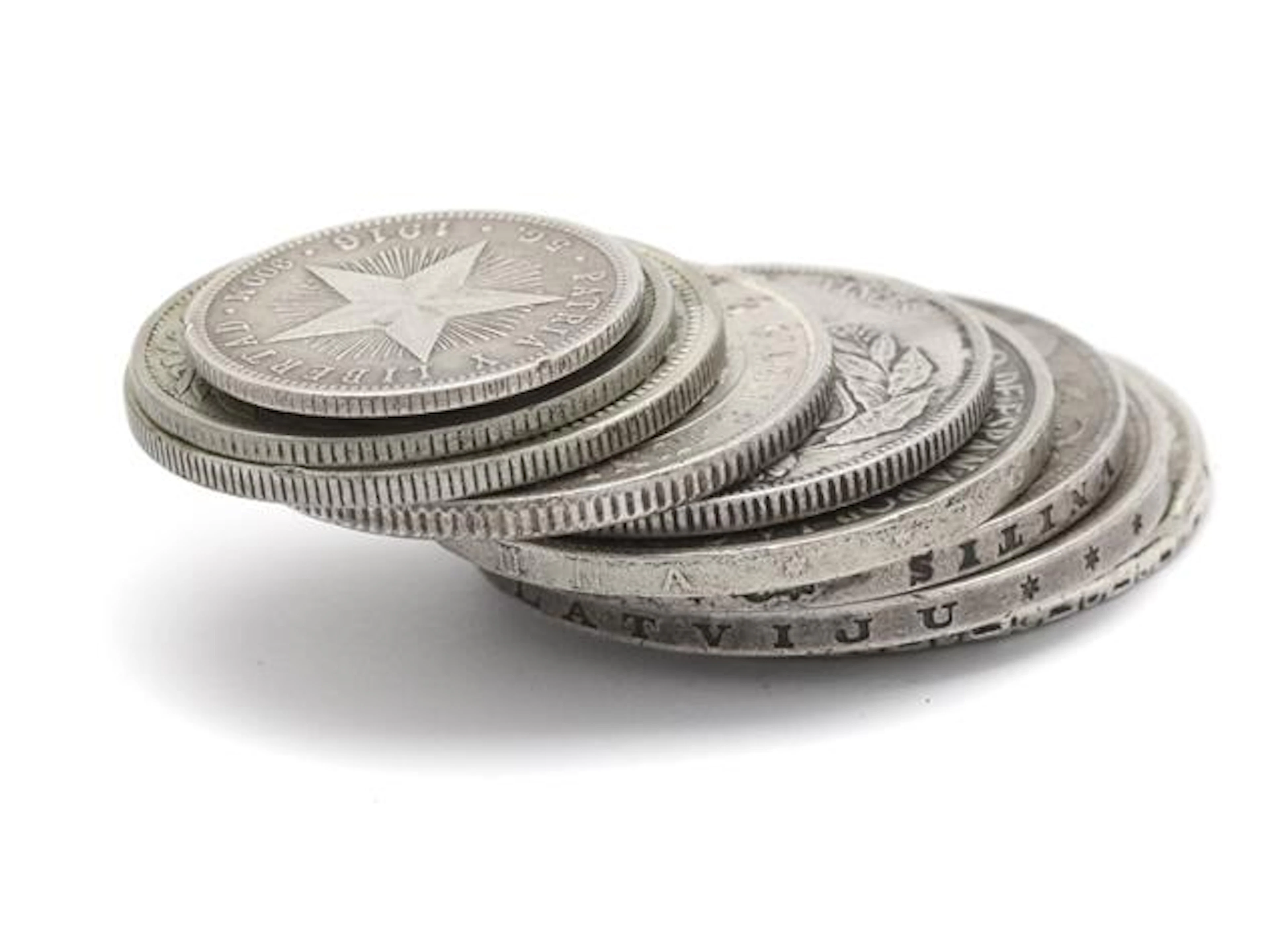 Mynt 10st Silver 154g