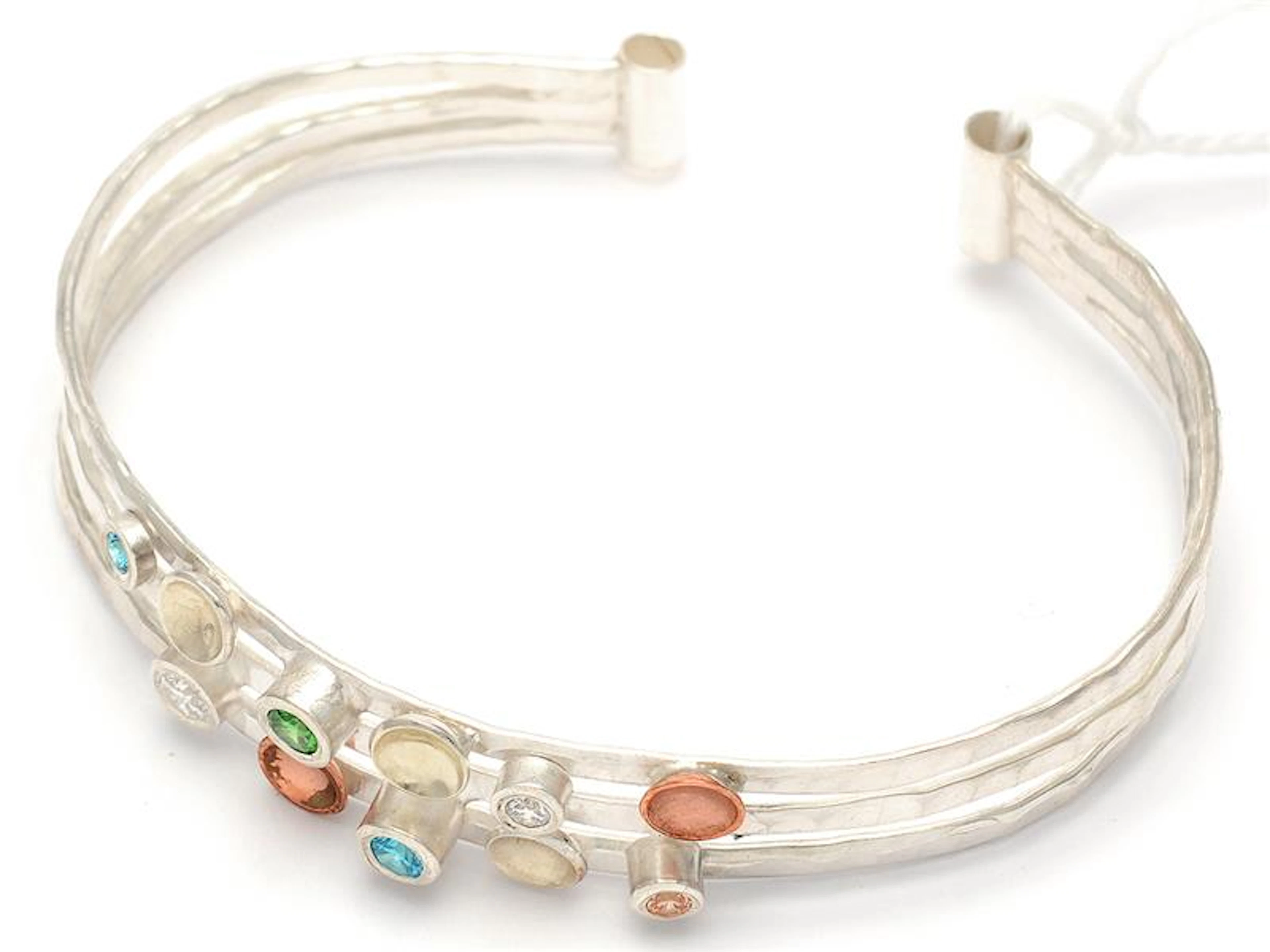 Armband stelt i silver med stenar S925 Brv 17g