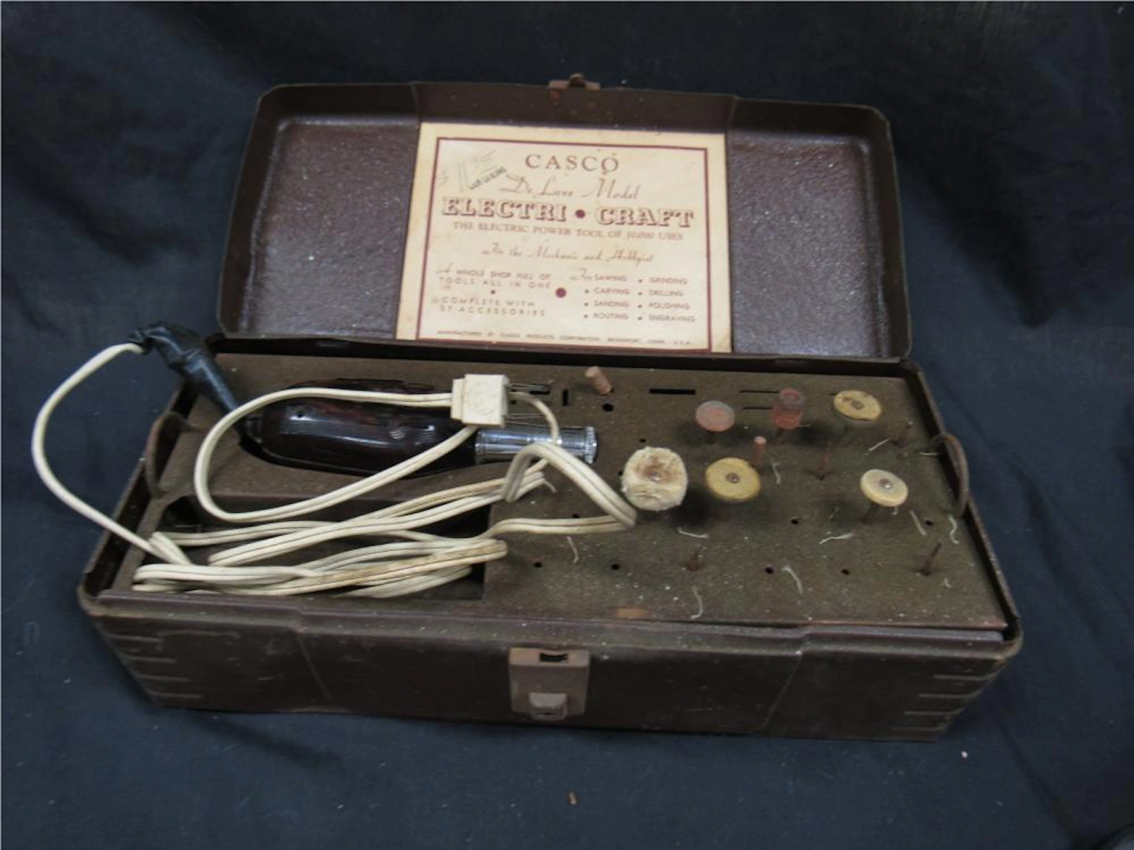 VINTAGE 1950S CASCO ELECTRI CRAFT THE ELECTRIC POWER TOOL OF 10,000 USES