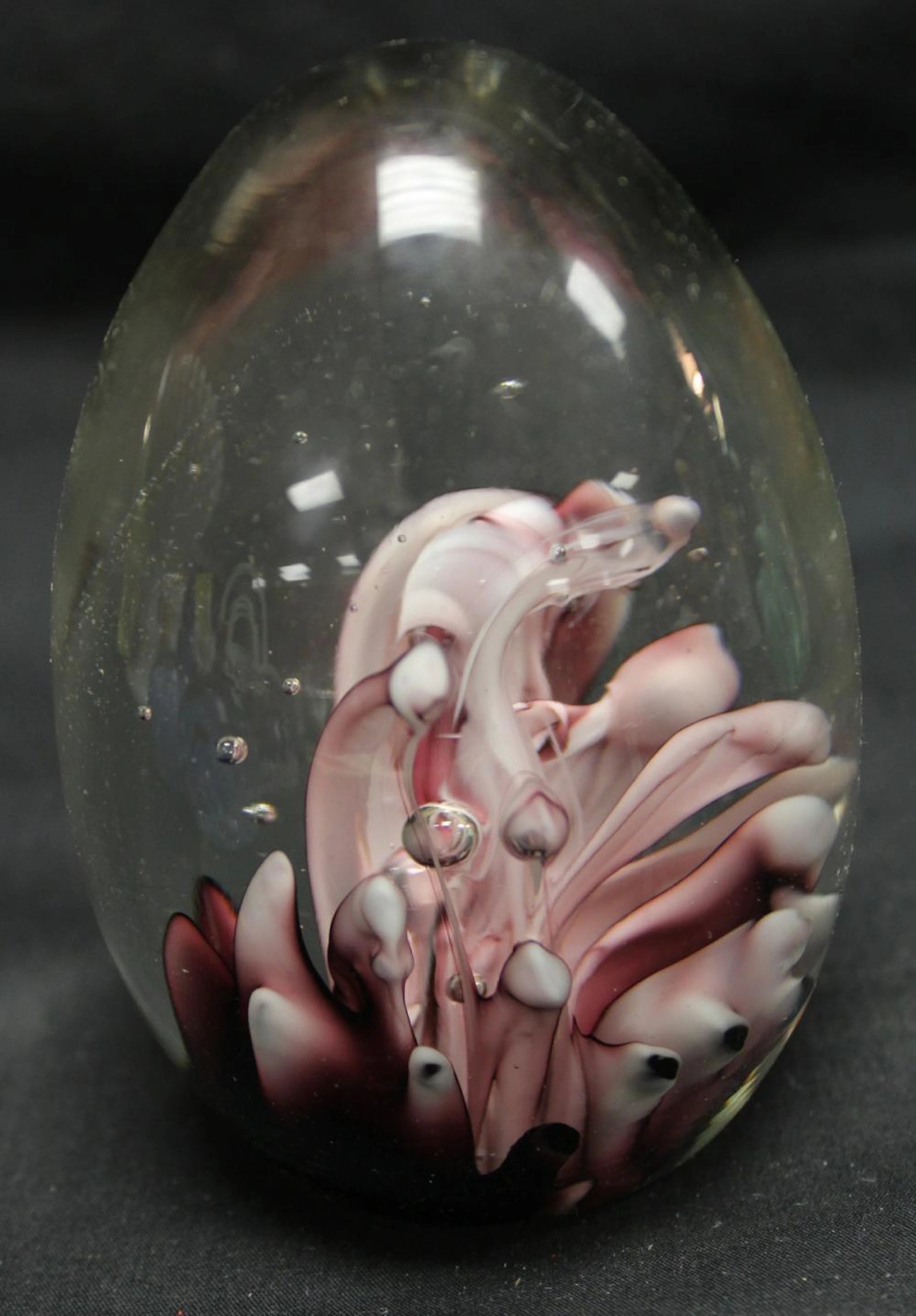 Vintage Murano Venetian Glass Vetro Artistic Veneziano Paperweight, 4 1/2"H, EC