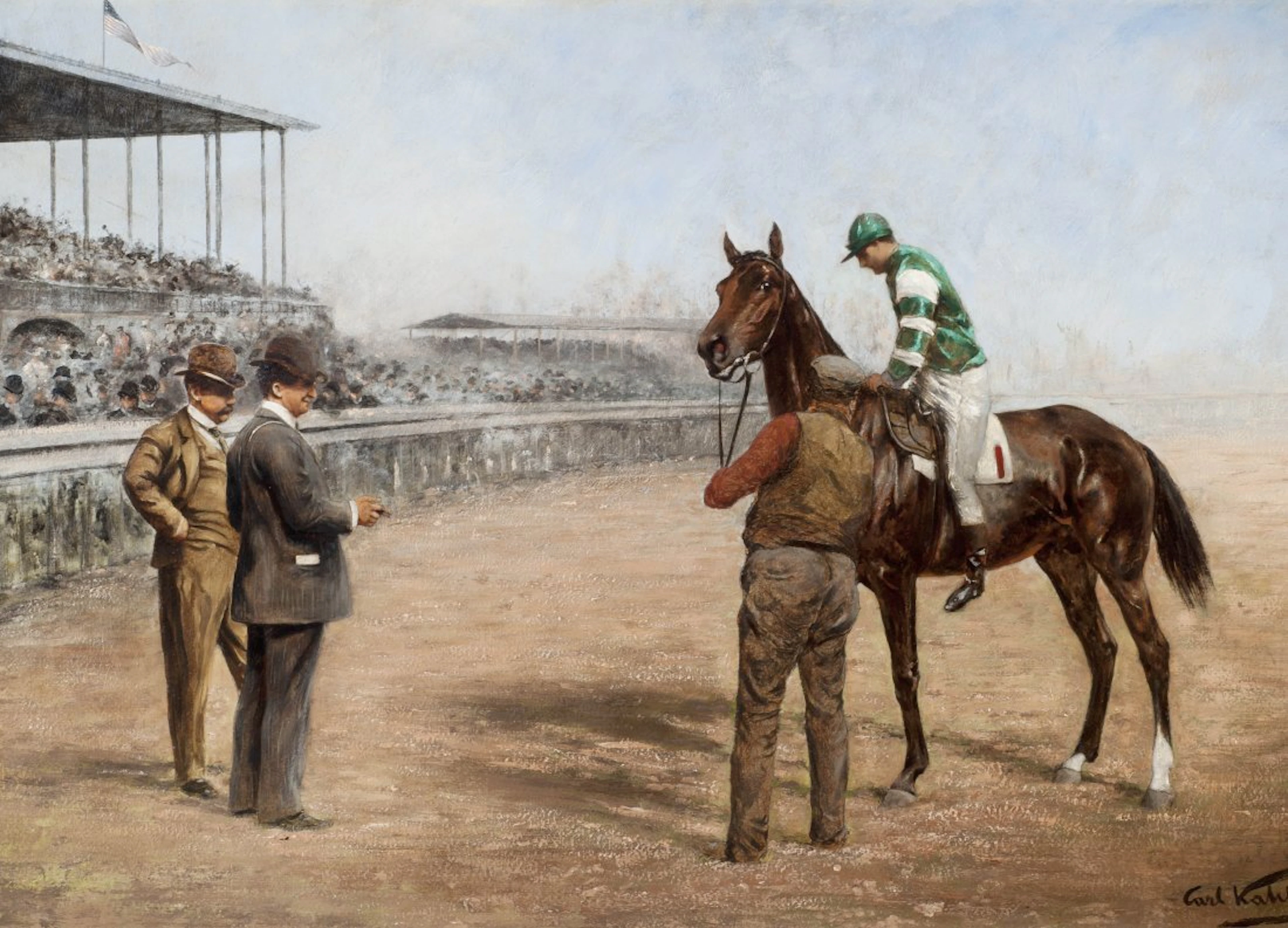 Kahler, Carl - Irish Lad after Winning the Metro...