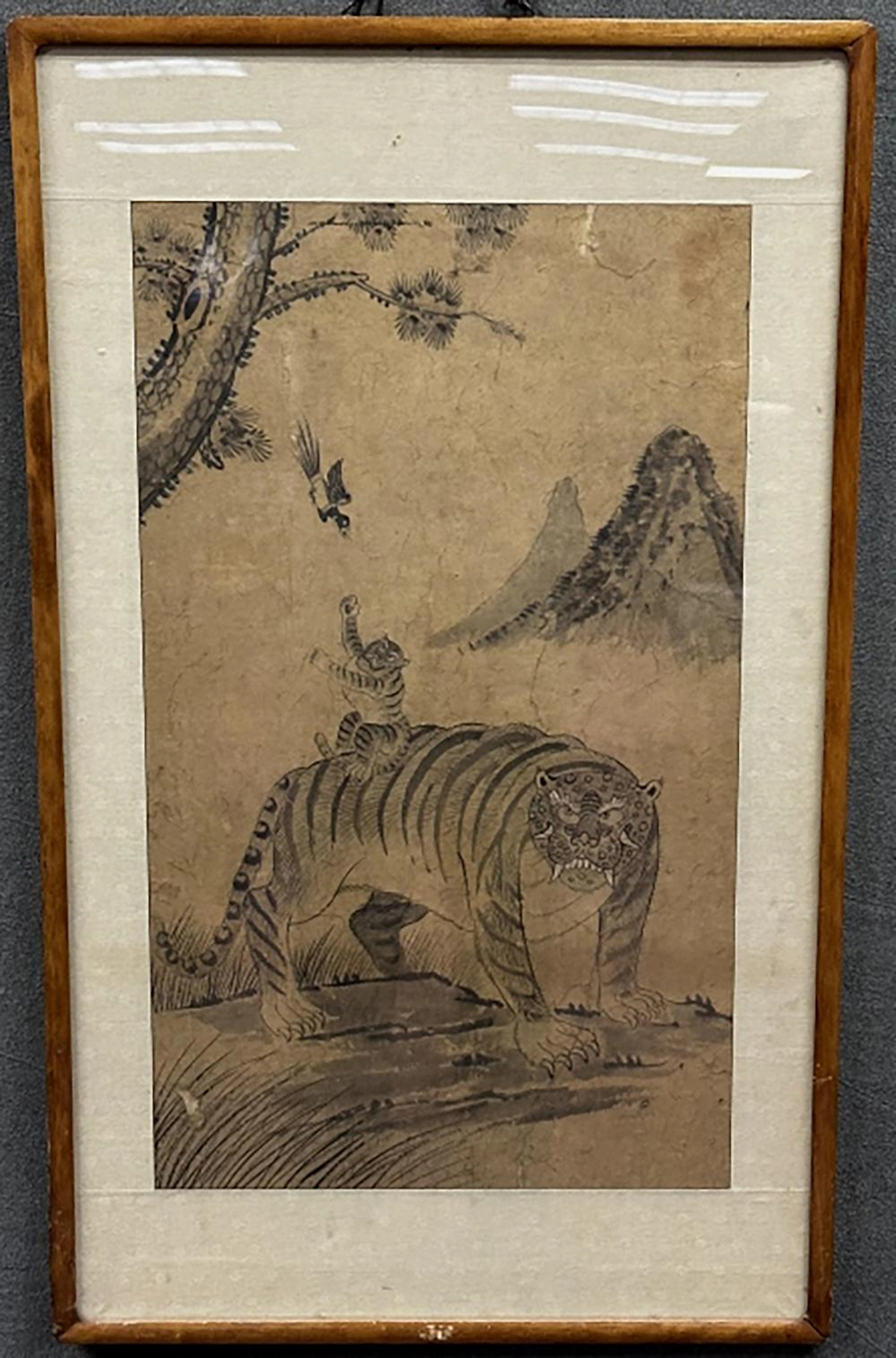 Antique Korean Water Color Painting