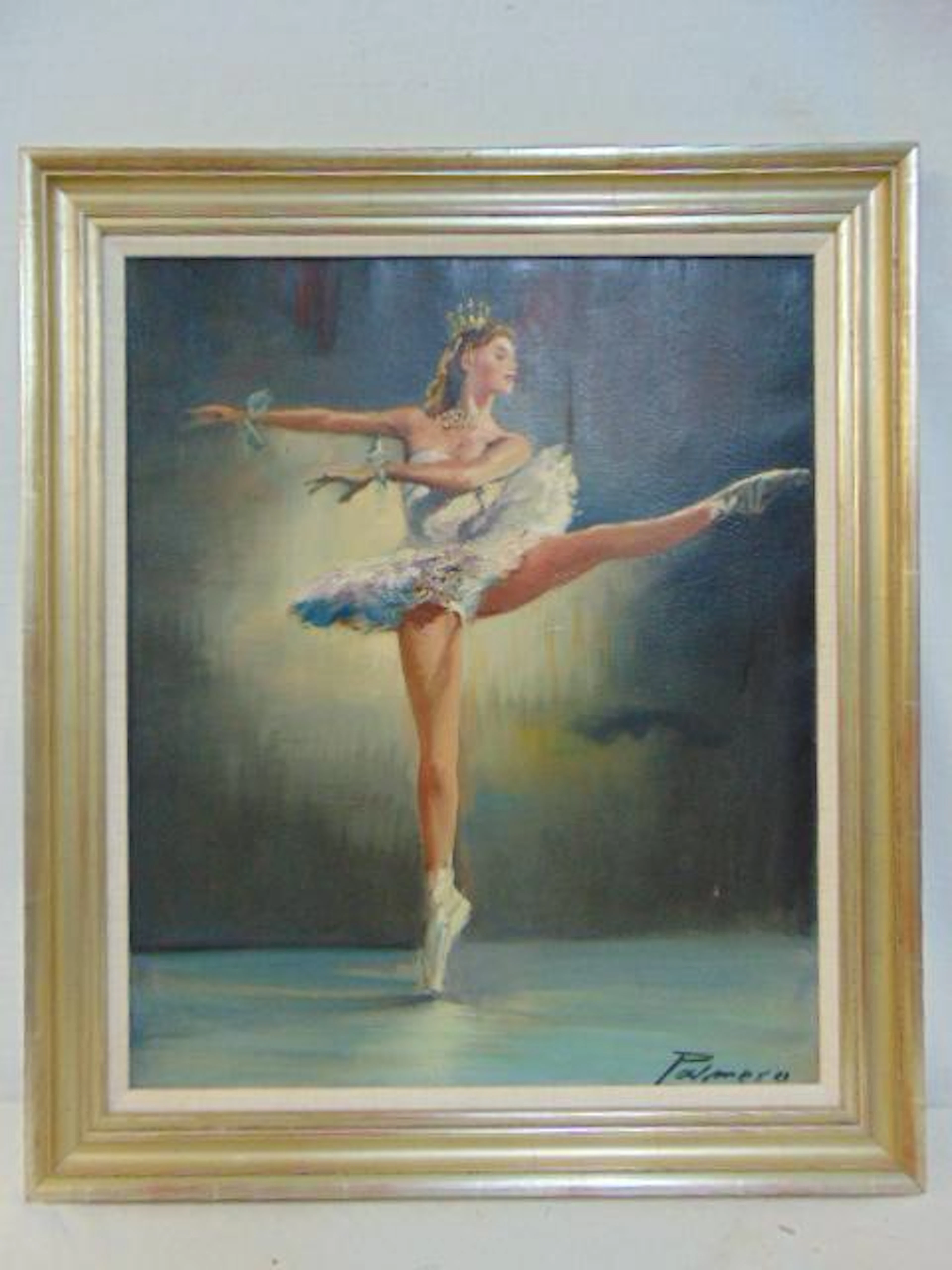 Painting, Ballerina, signed Palmero (Alfredo Palmero De
