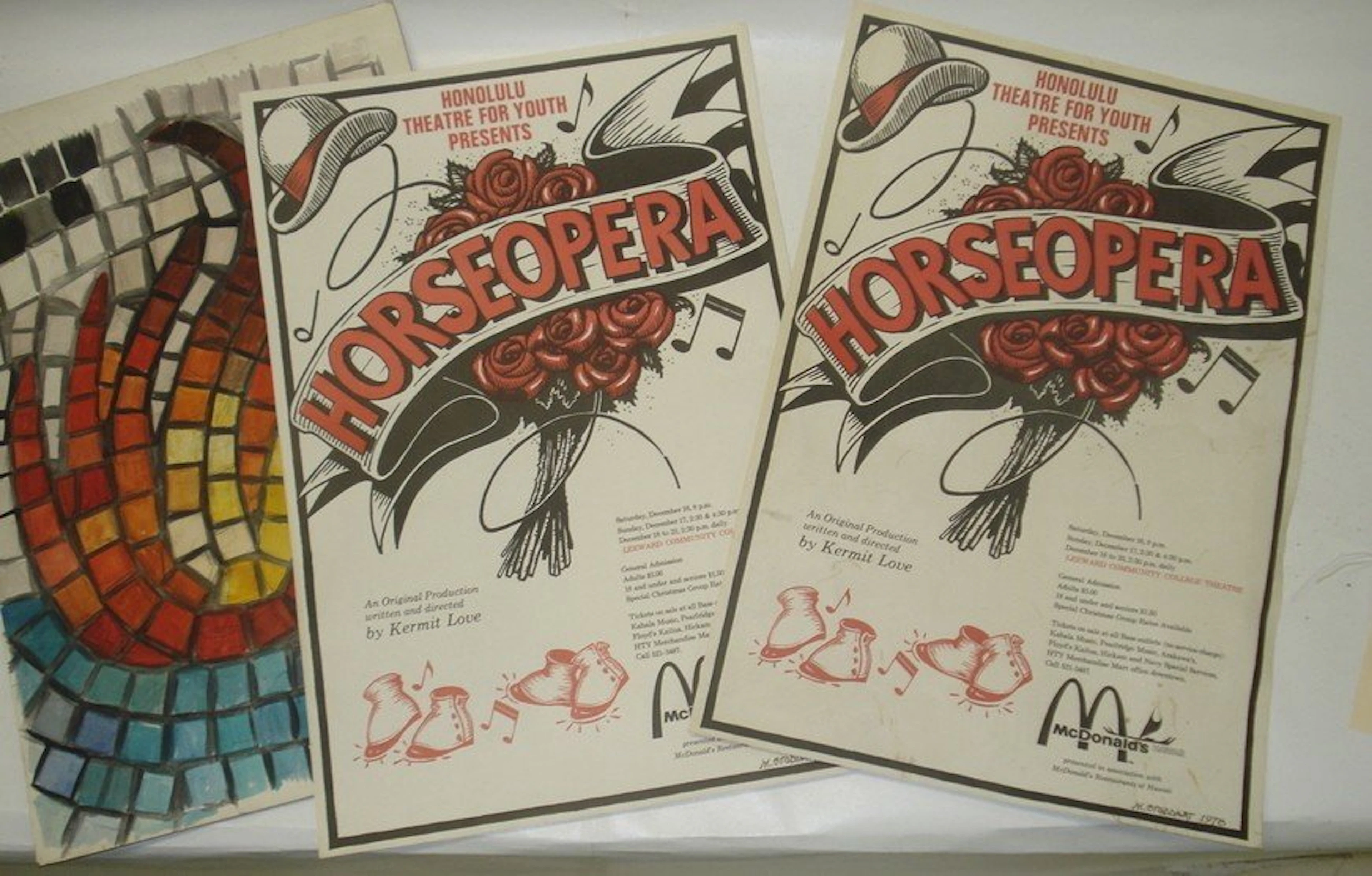 Two McDonald posters from Hawaii entitled "Honolul