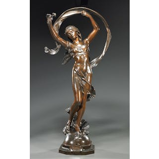 Bronze Model of a Dancing Woman