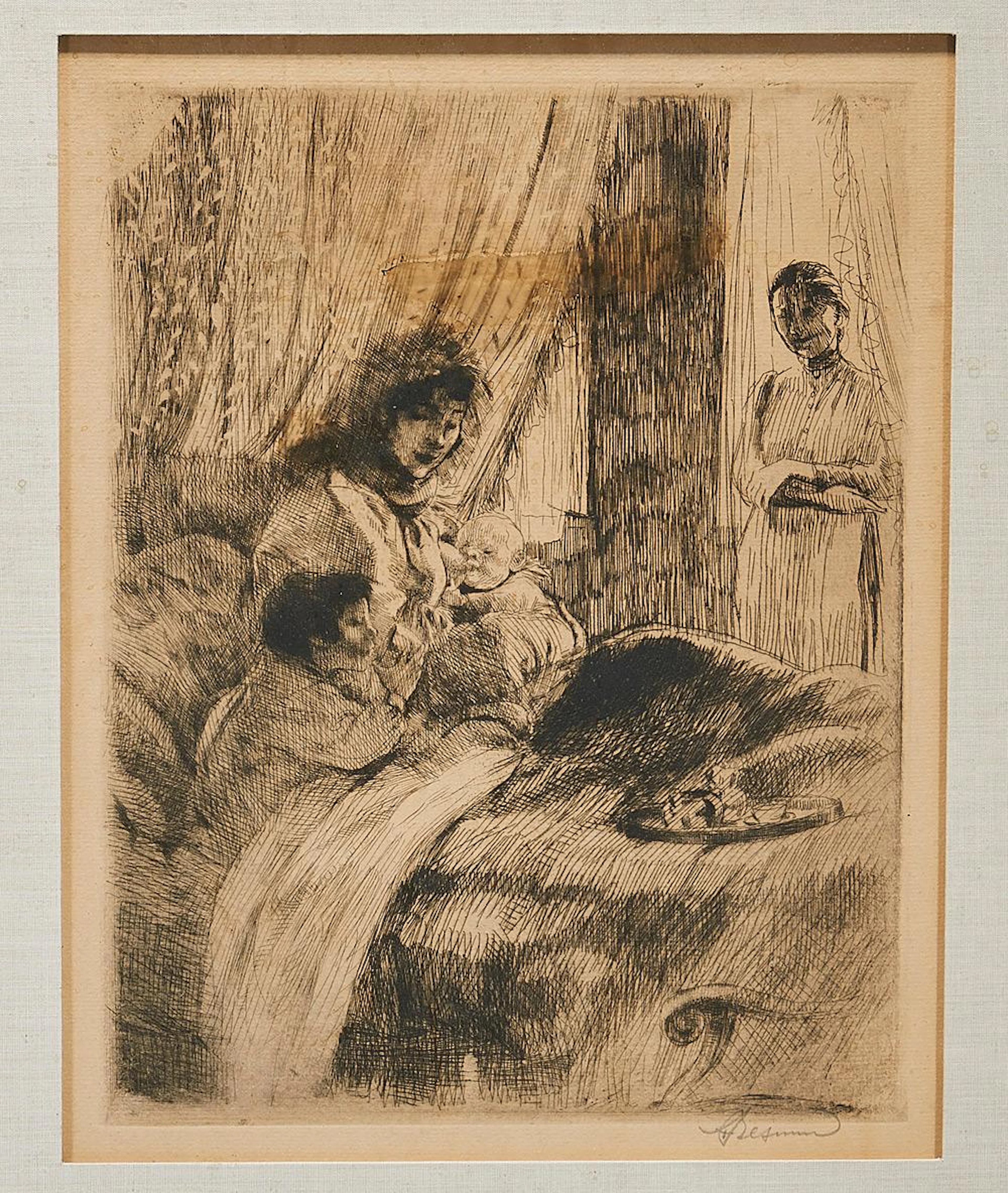 GROUP OF THREE VARIOUS ETCHINGS