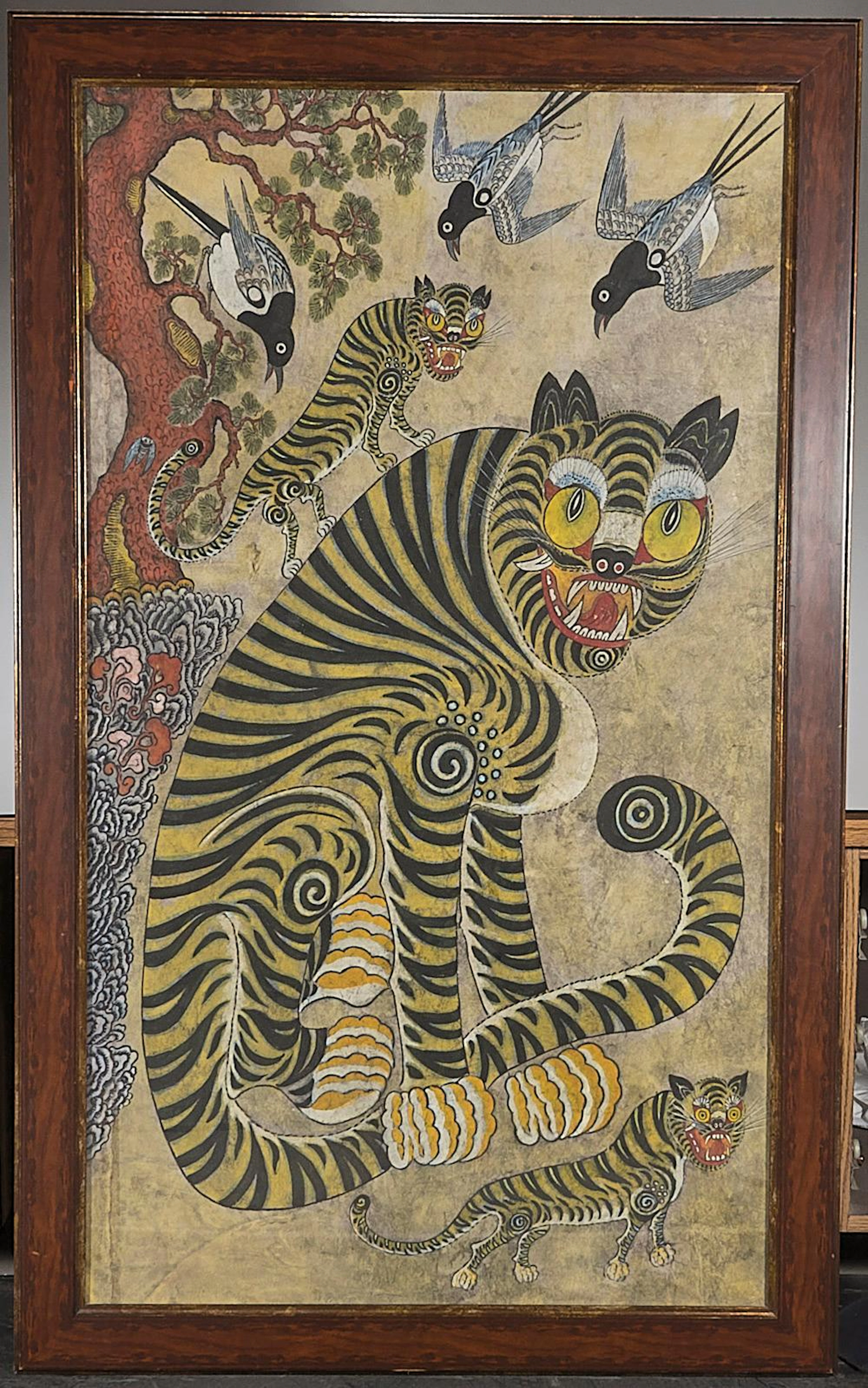 Korean Folk Painting on Paper