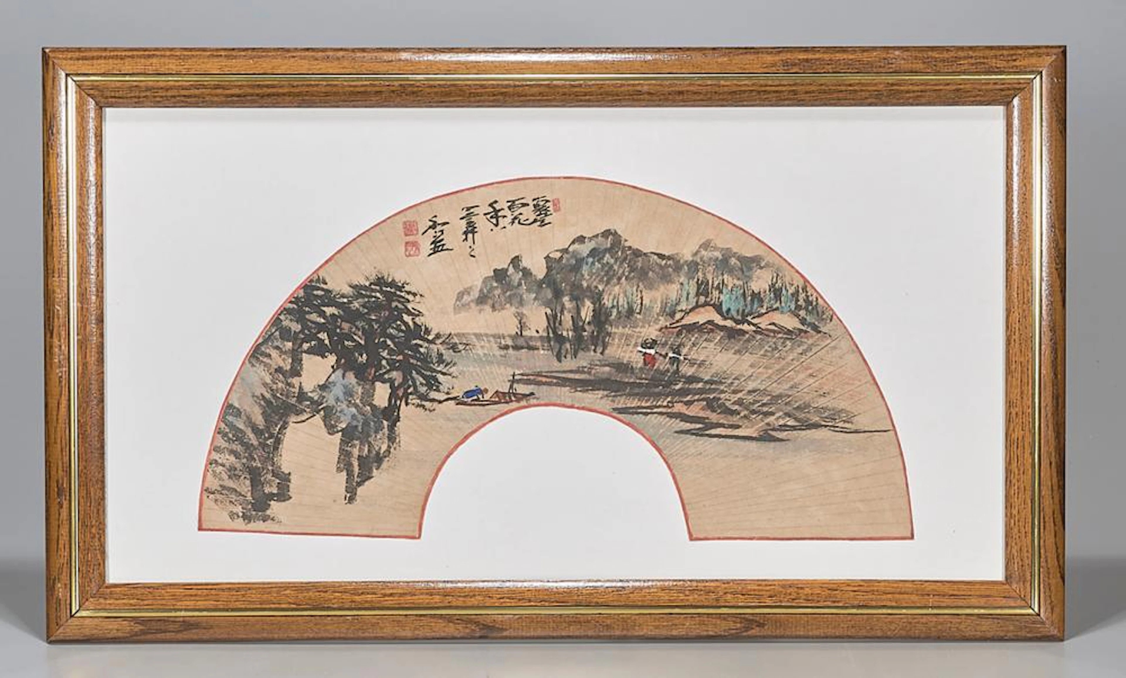 KOREAN PAINTED PAPER FAN