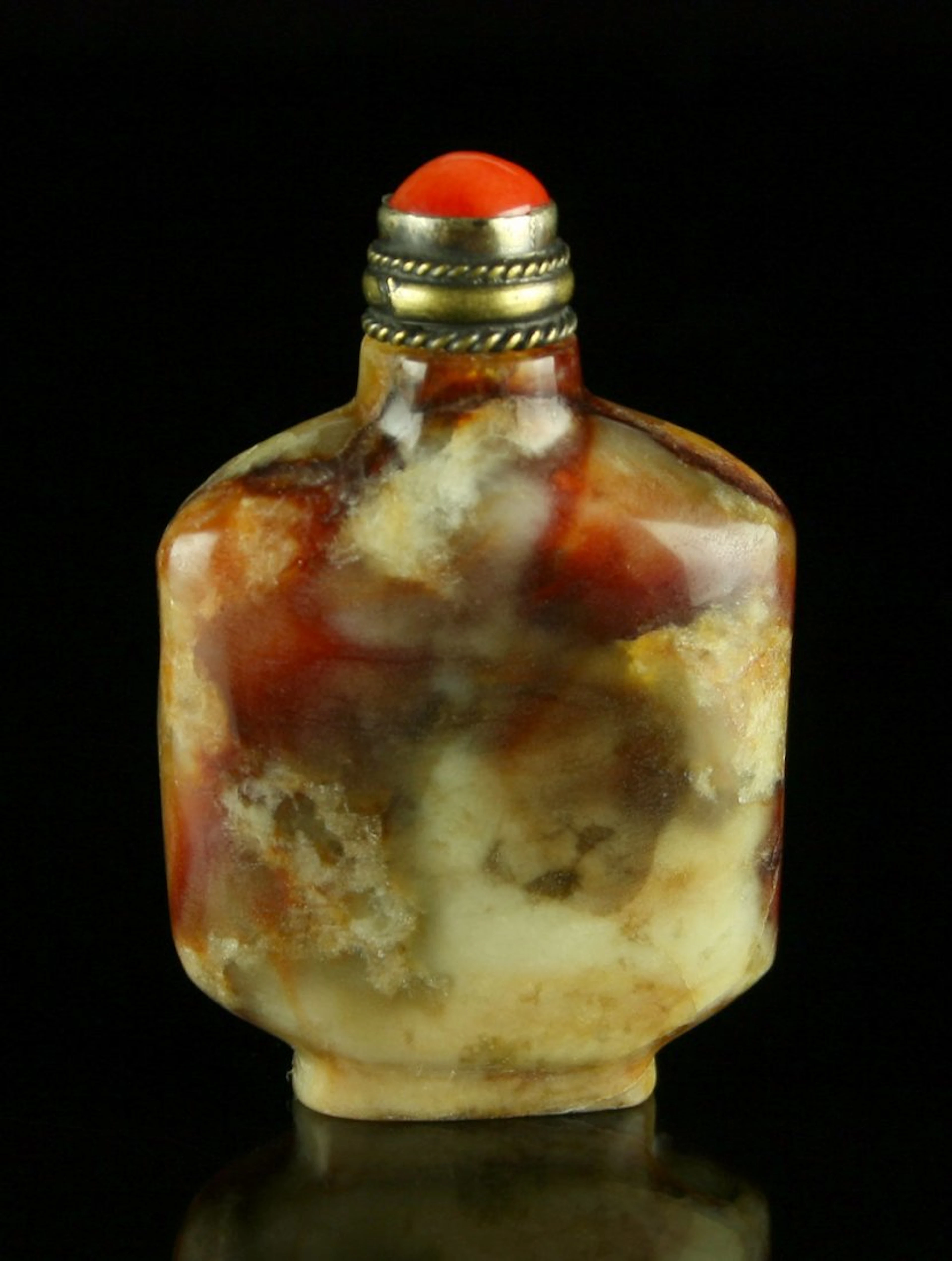 Truly Gorgeous Chinese Jade Snuff Bottle