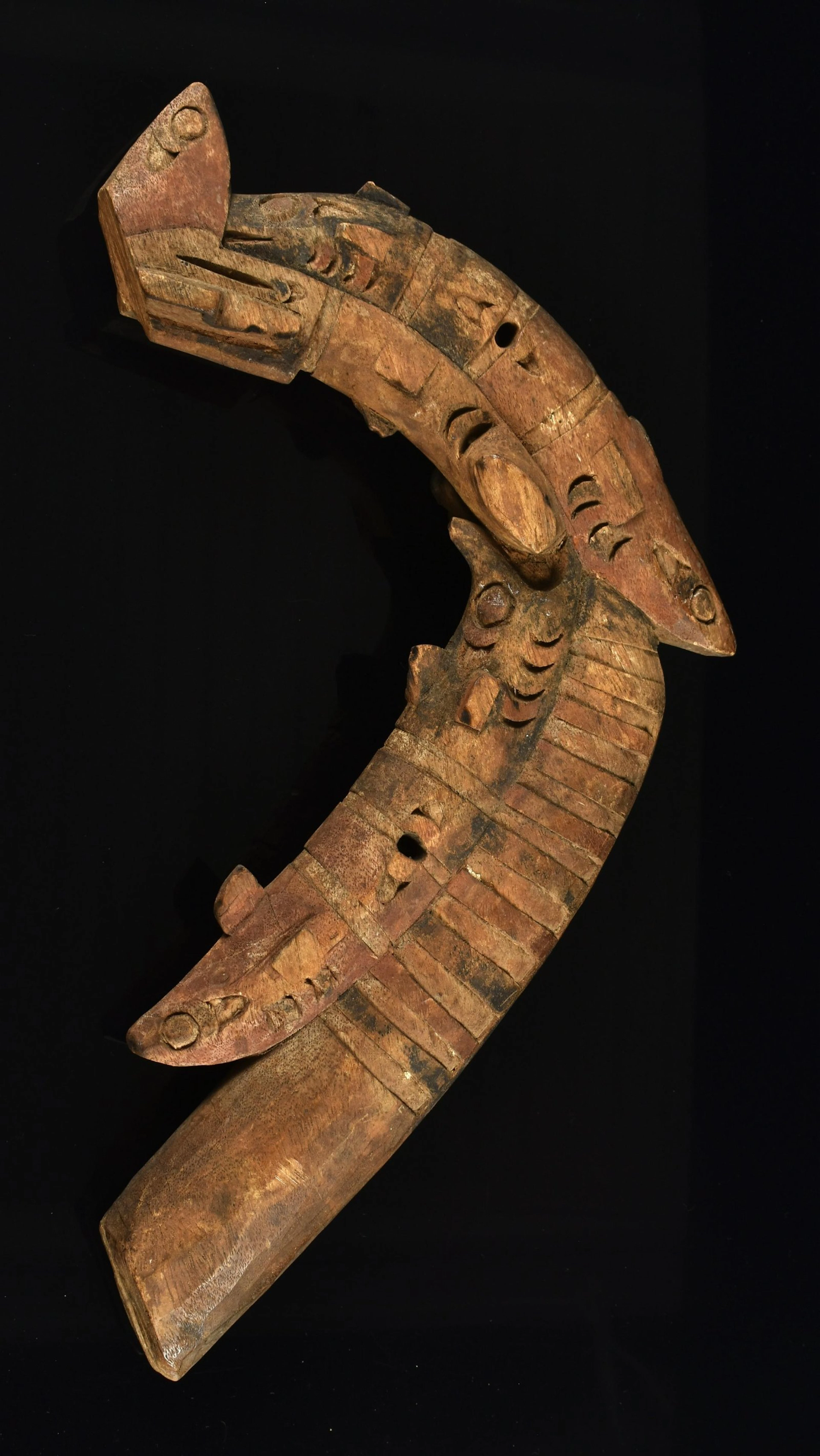 16-3/4" Northwest Coast Carved Totem