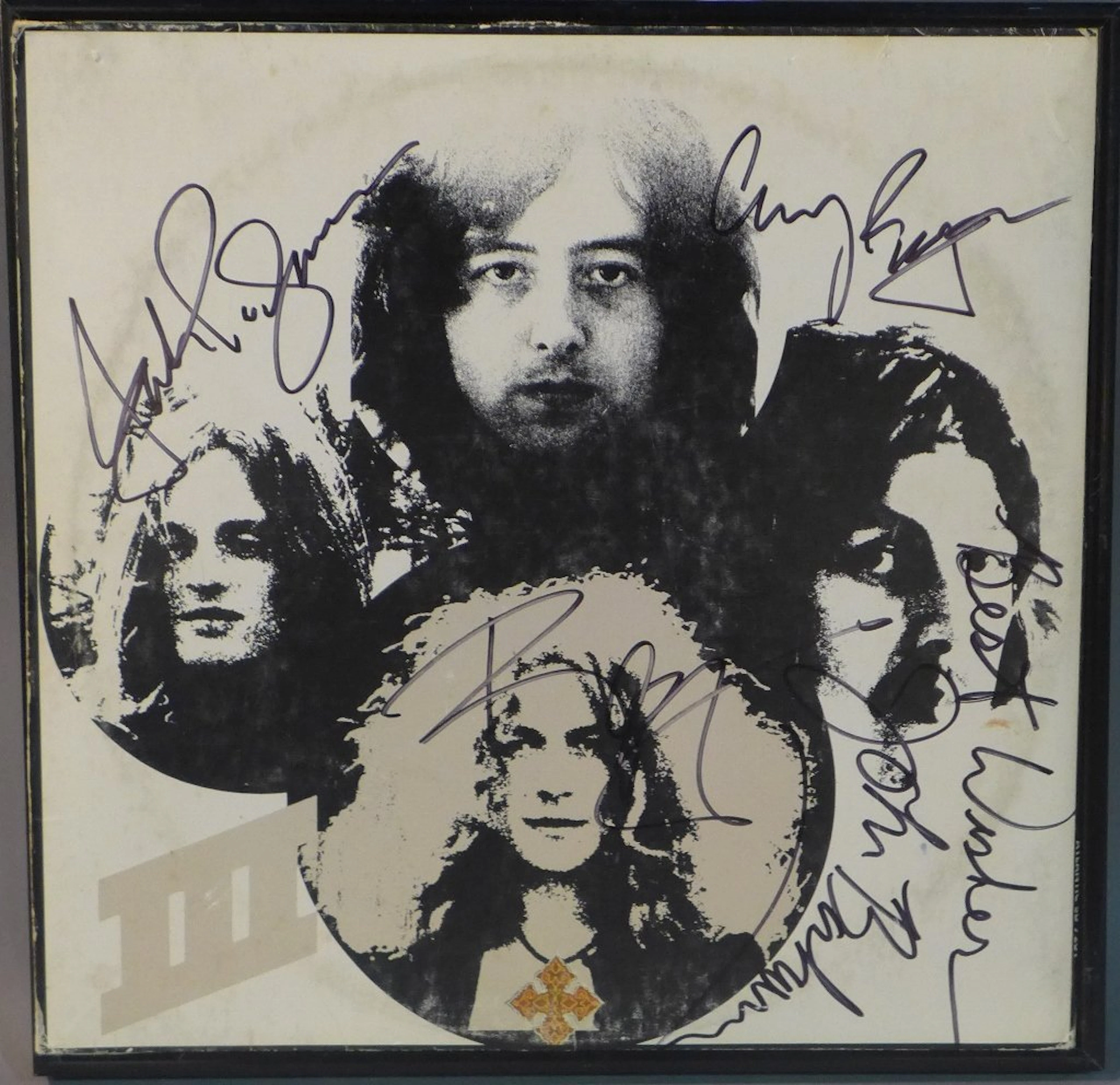 Signed Led Zepplin III Album